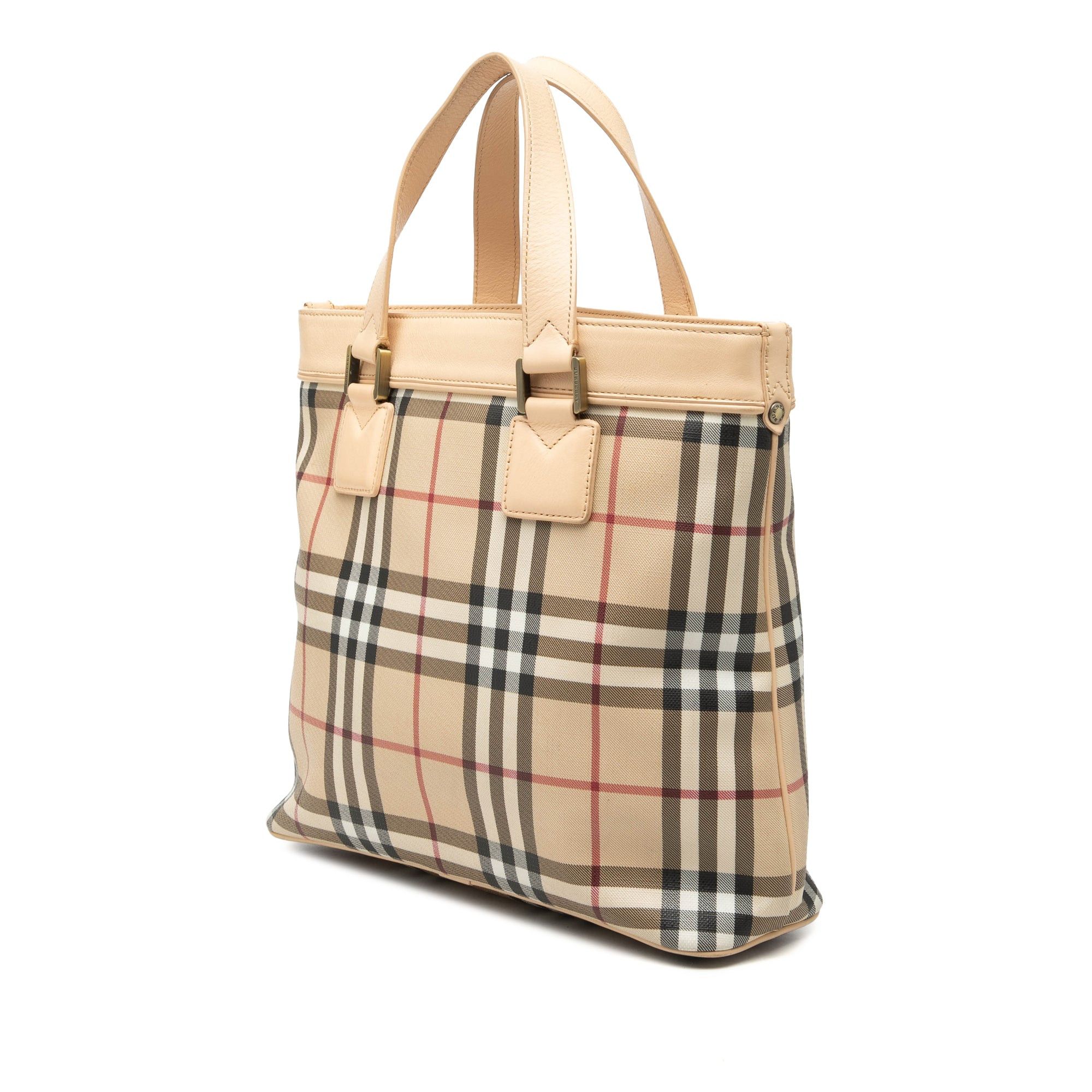 Burberry House Check Canvas Handbag Size ONE SIZE - 2 Thumbnail