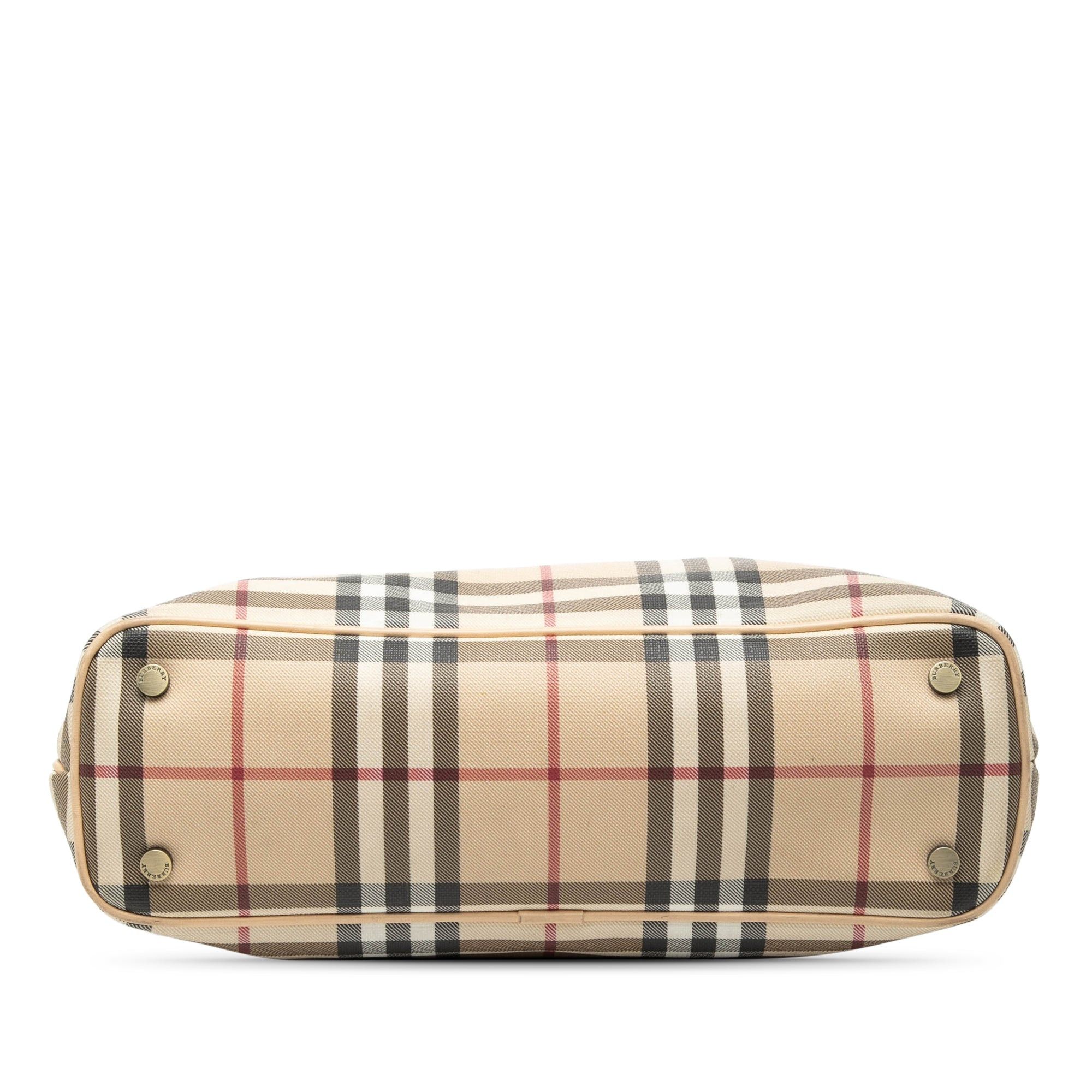 Burberry House Check Canvas Handbag Size ONE SIZE - 3 Thumbnail