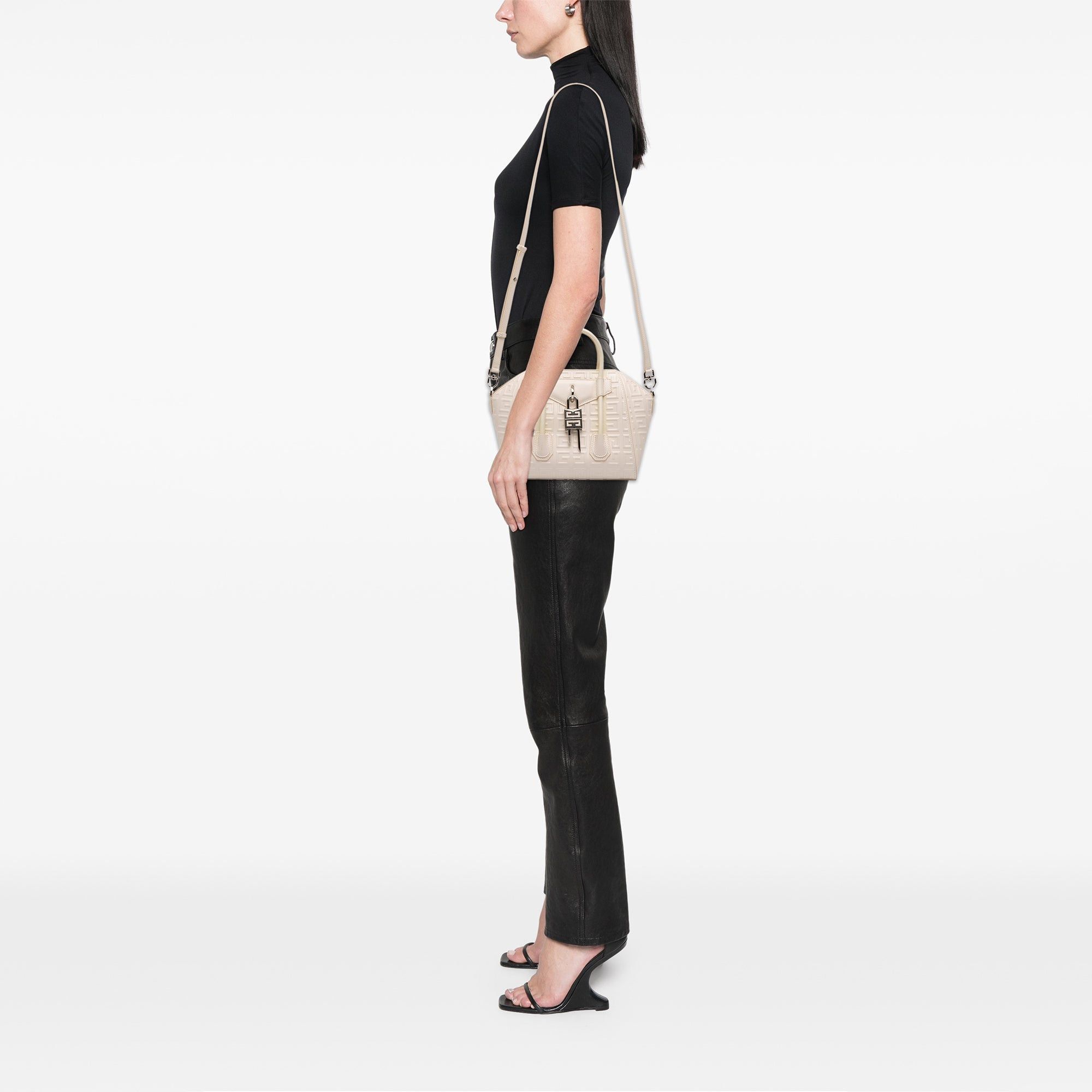Givenchy Mini Calfskin 4G Antigona Lock Satchel Size ONE SIZE - 10 Thumbnail