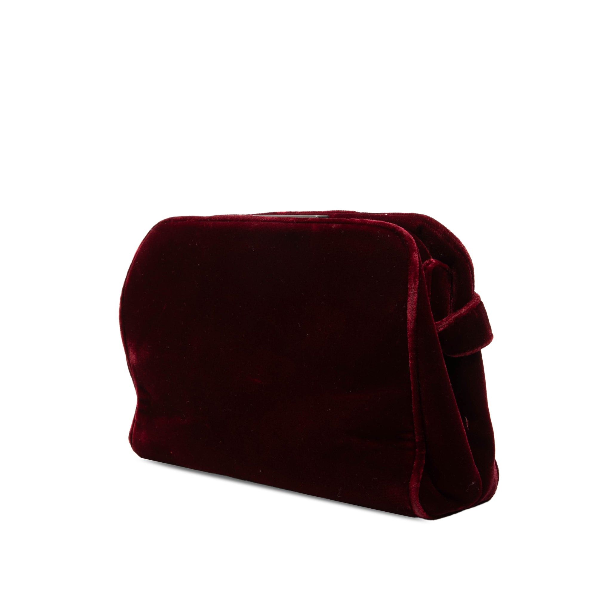 Prada Velvet Frame Clasp Shoulder Bag Size ONE SIZE - 2 Thumbnail