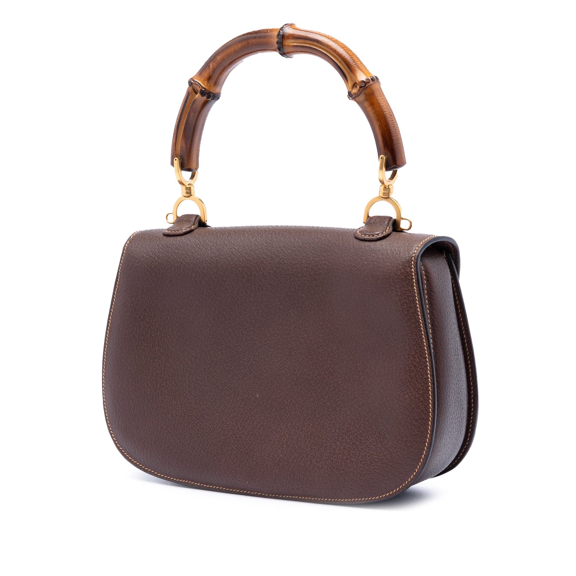 Gucci Medium Calfskin Bamboo Top Handle Bag Size ONE SIZE - 2 Thumbnail