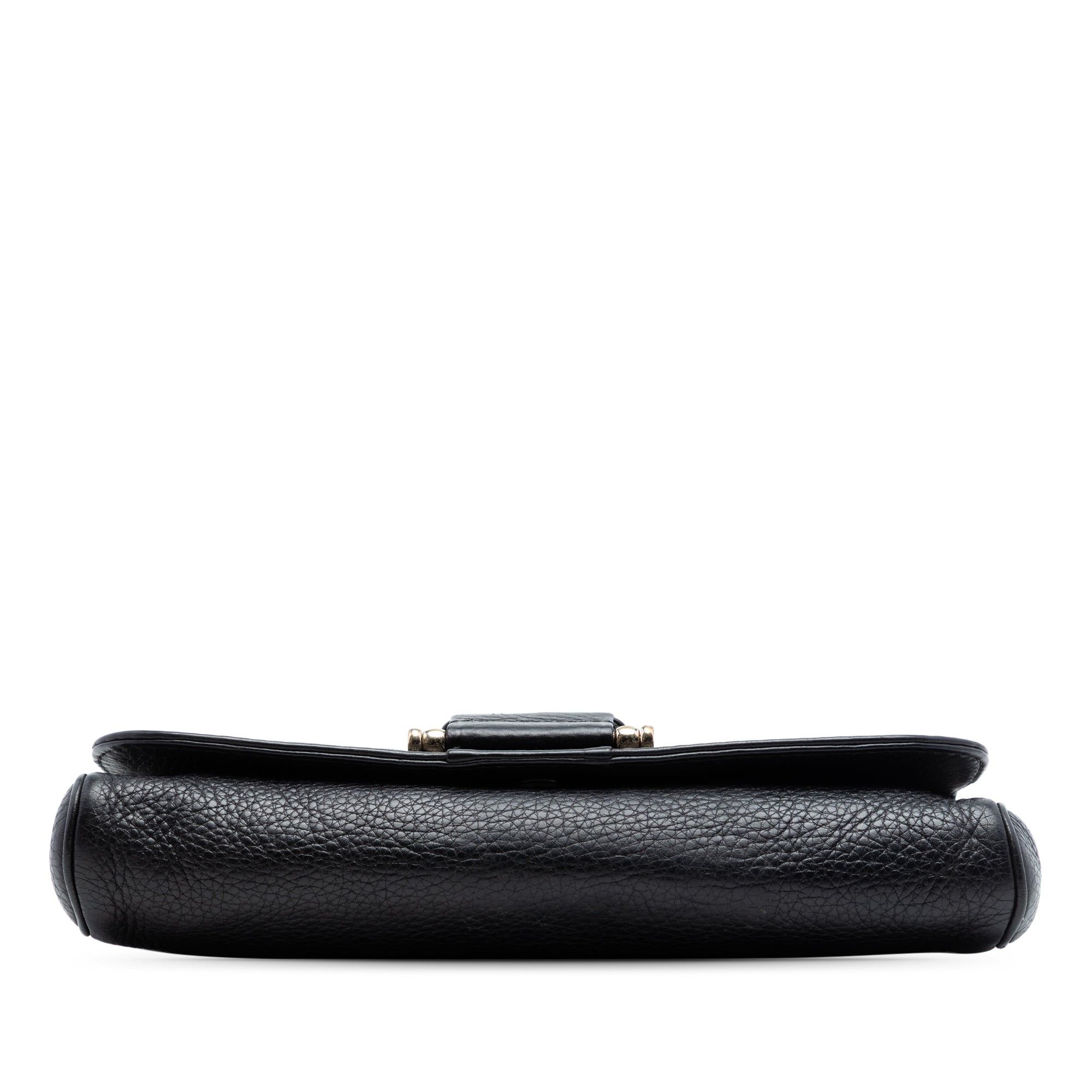 Gucci Pebbled Leather Greenwich Clutch with Chain Size ONE SIZE - 3 Thumbnail