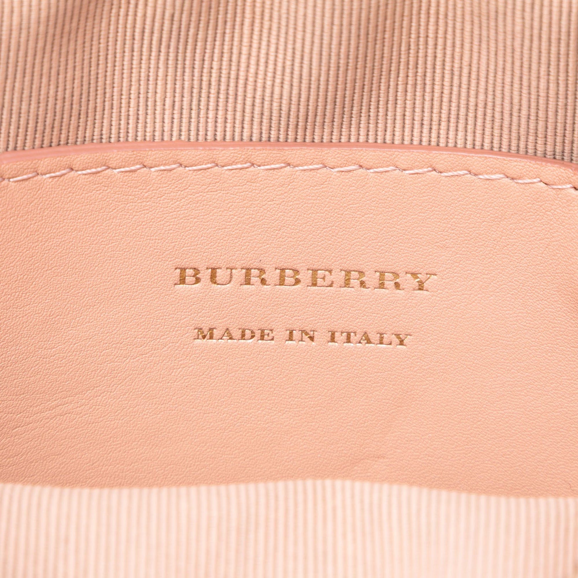 Burberry 1983 Knight Check Canvas and Calfskin Link Camera Bag Size ONE SIZE - 5 Thumbnail