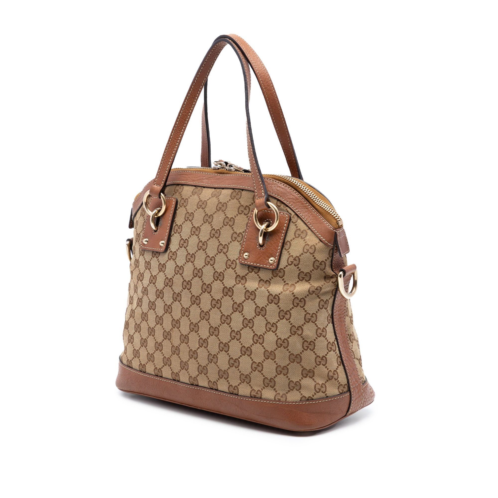 Gucci Medium GG Canvas Charm Dome Satchel Size ONE SIZE - 2 Thumbnail