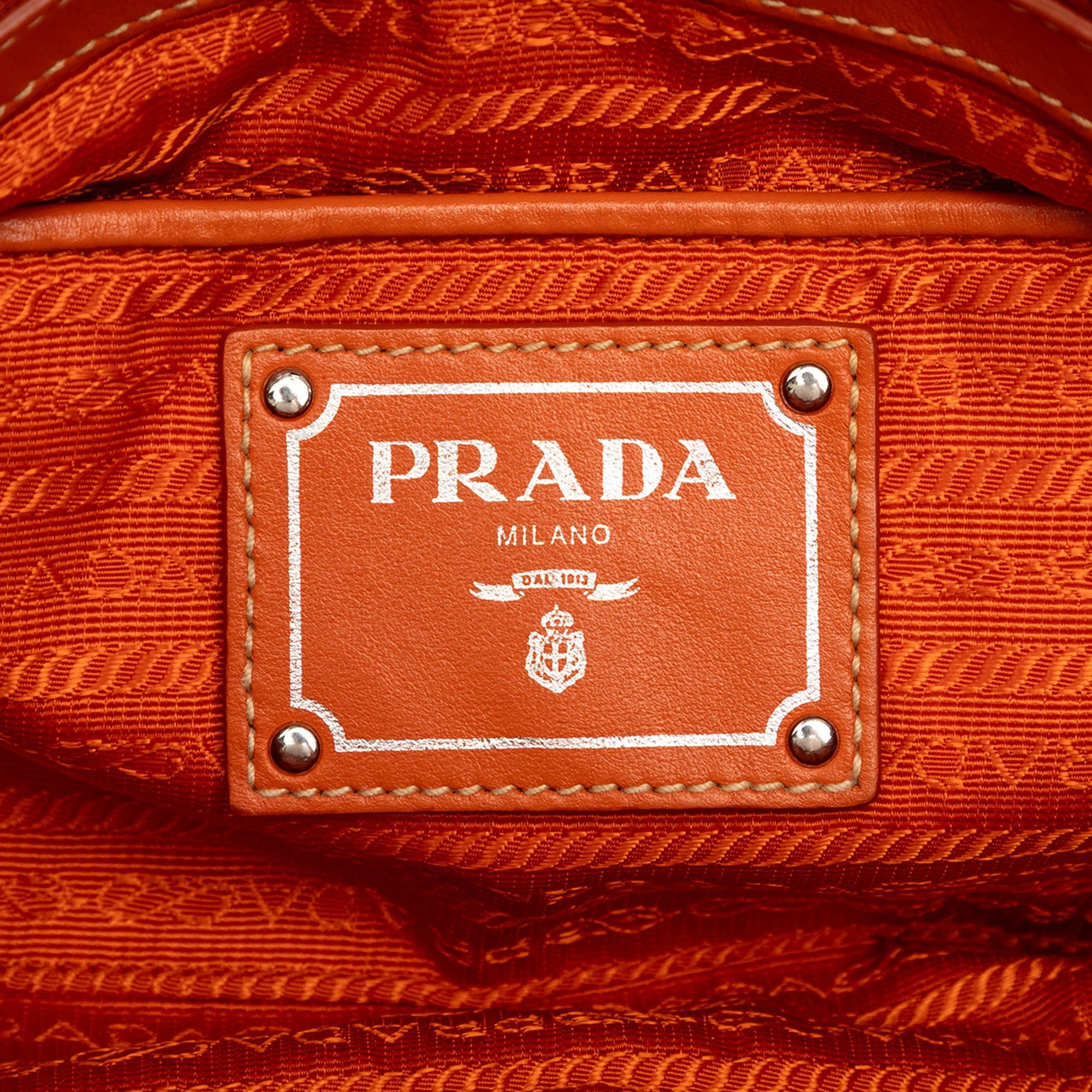Prada Soft Calf Trimmed Tessuto Satchel Size ONE SIZE - 5 Thumbnail