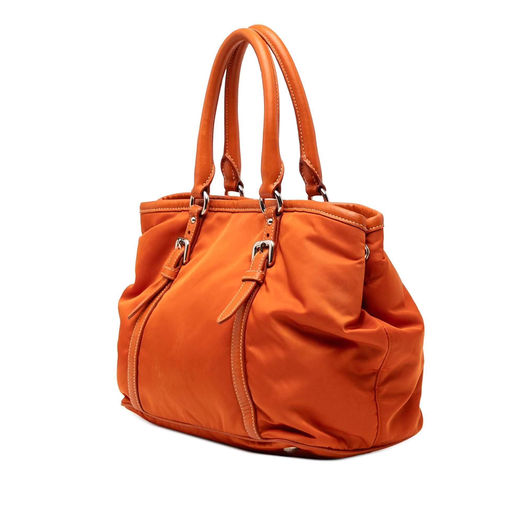 Prada Soft Calf Trimmed Tessuto Satchel Size ONE SIZE - 2 Thumbnail