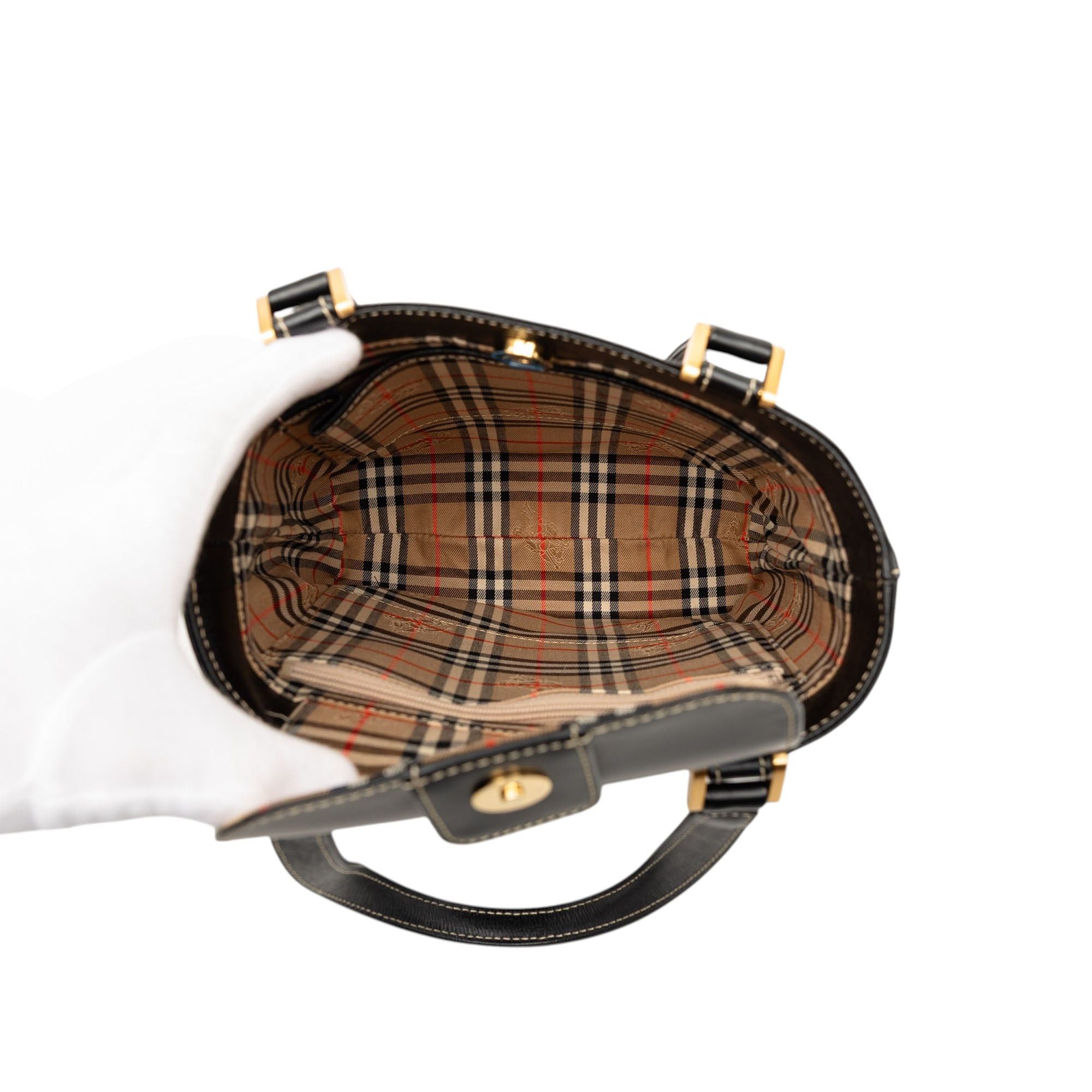 Burberry Leather Handbag Size ONE SIZE - 4 Thumbnail