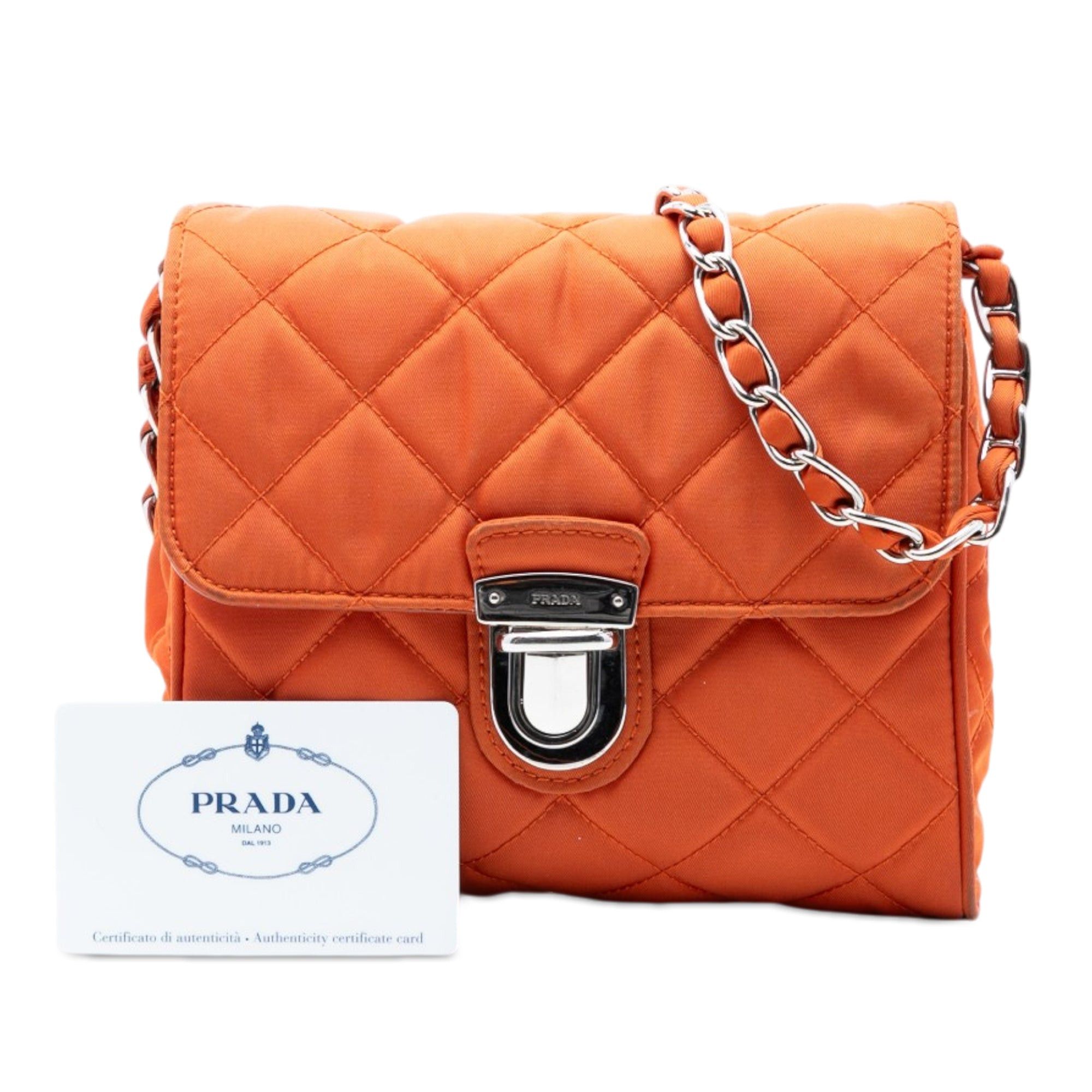 Prada Impuntu Tessuto Chain Crossbody Size ONE SIZE - 7 Thumbnail