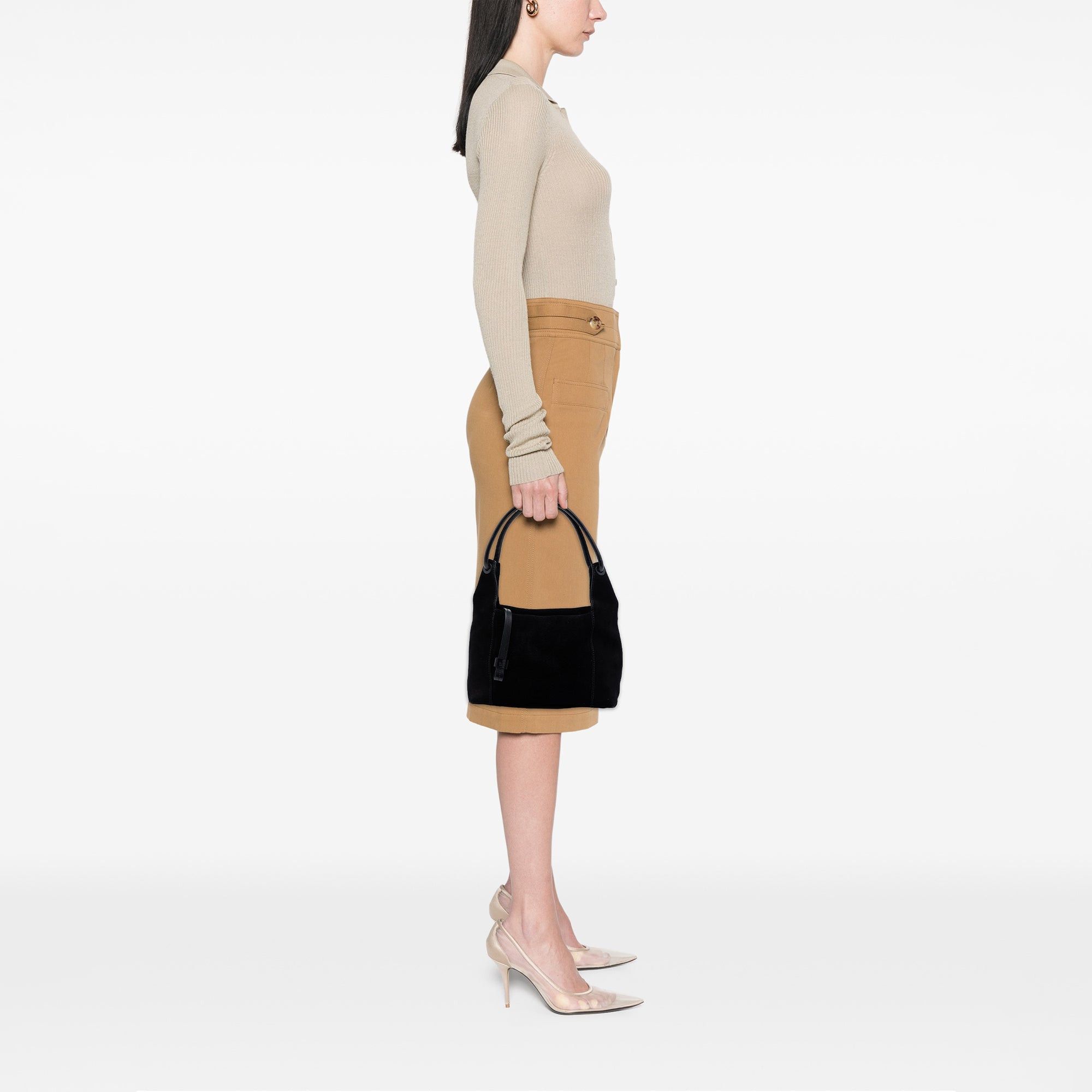 Gucci Suede Handbag Size ONE SIZE - 7 Thumbnail
