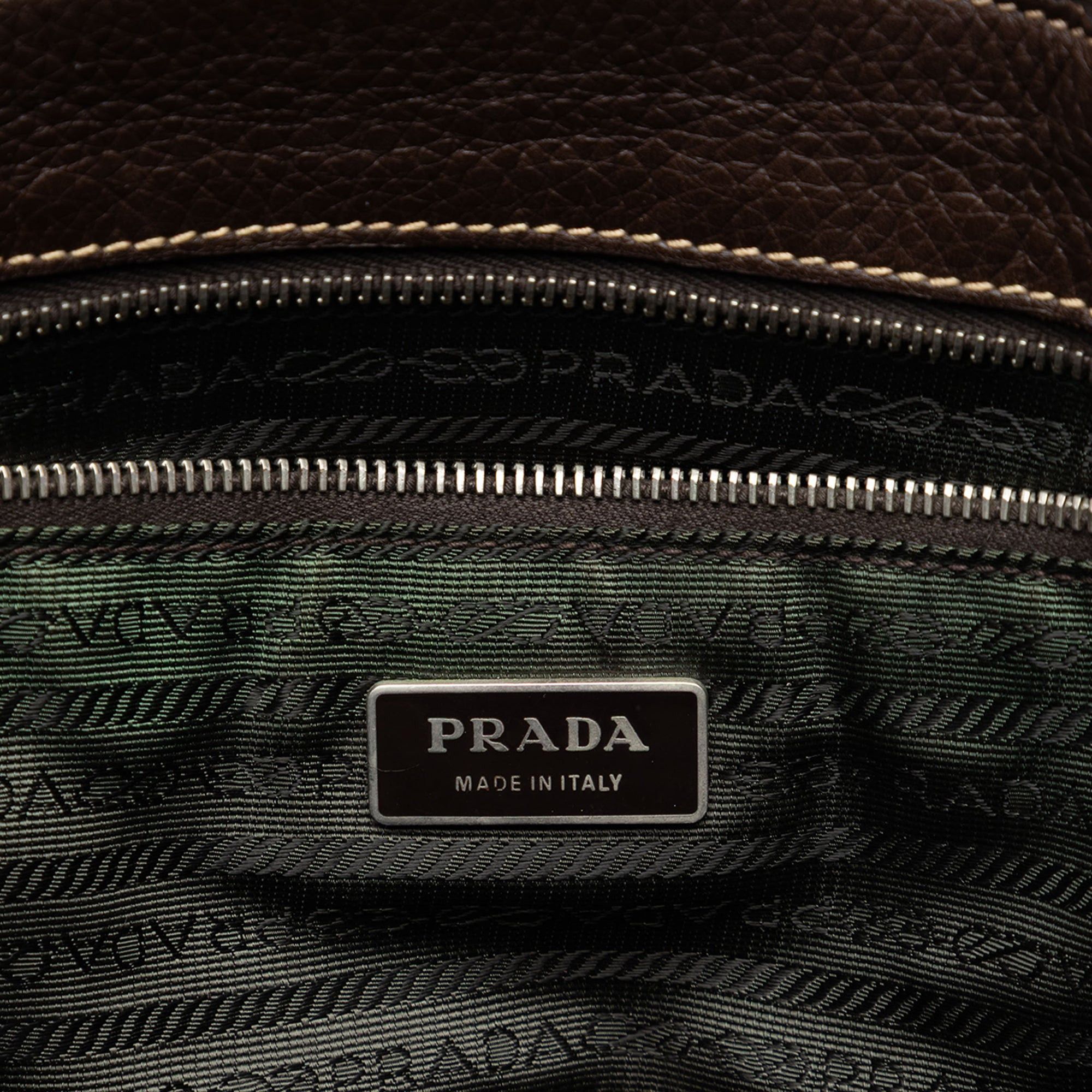 Prada Tessuto and Leather Tote Size ONE SIZE - 5 Thumbnail