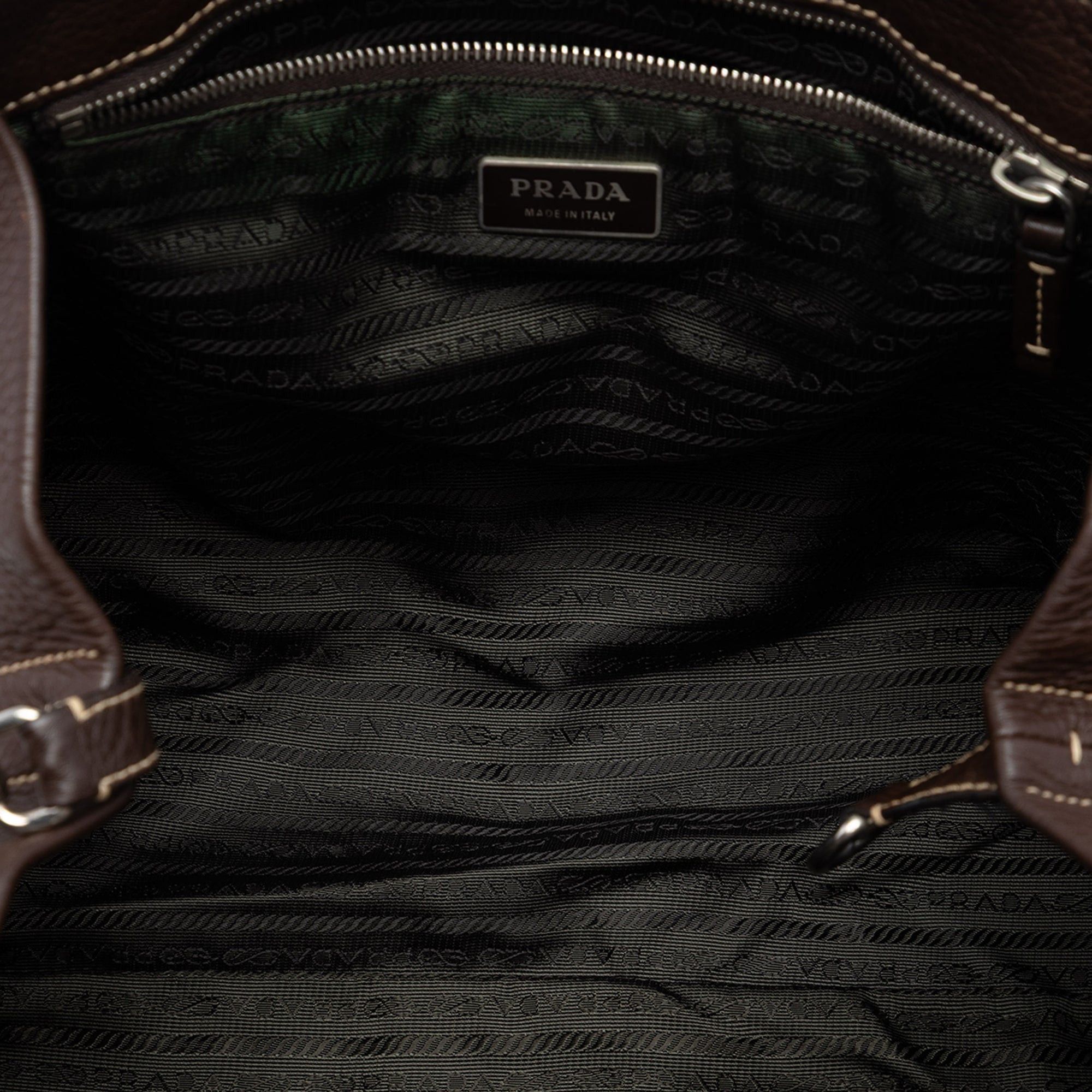 Prada Tessuto and Leather Tote Size ONE SIZE - 4 Thumbnail