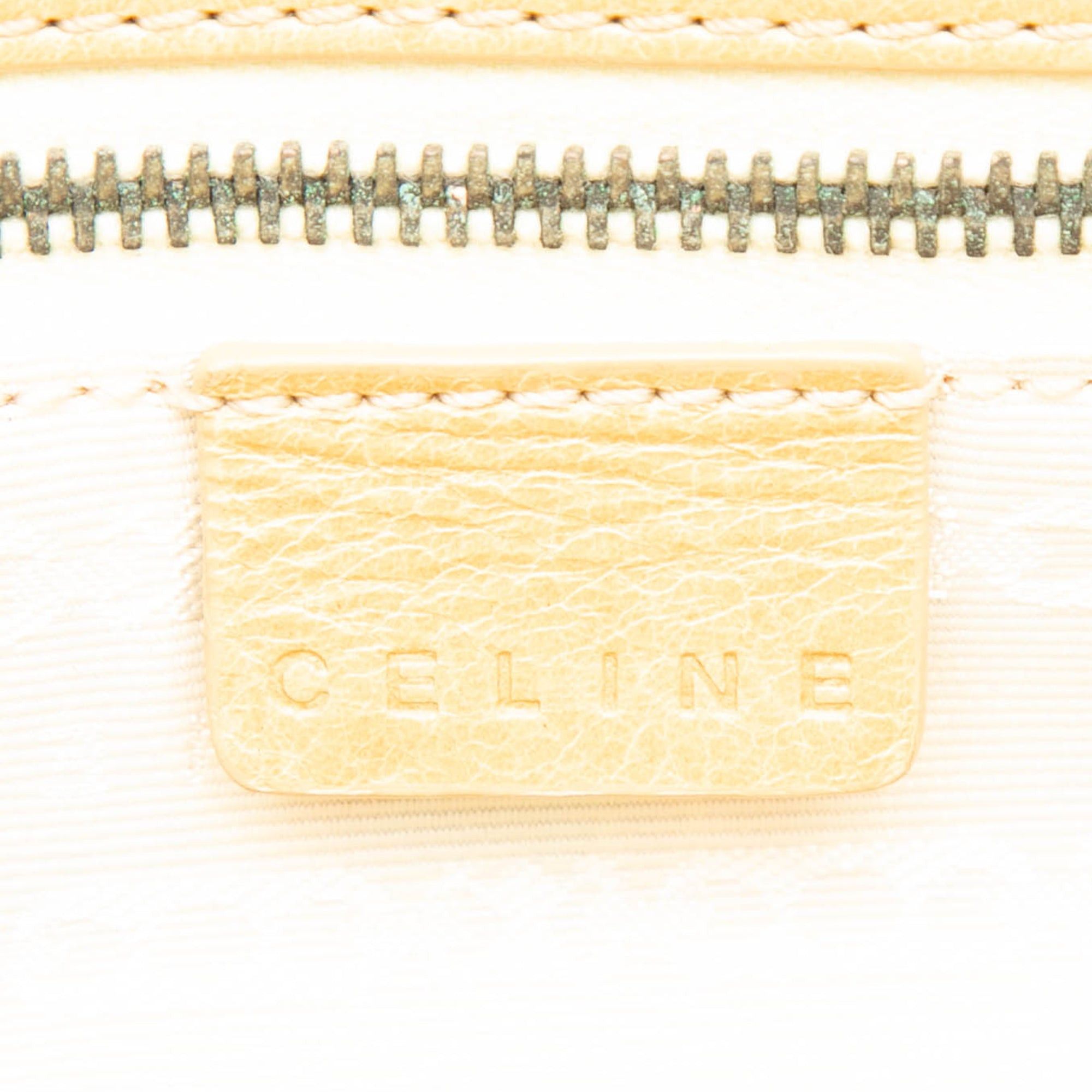 Celine Spiraling Macadam Embossed Leather Top Handle Bag Size ONE SIZE - 5 Thumbnail