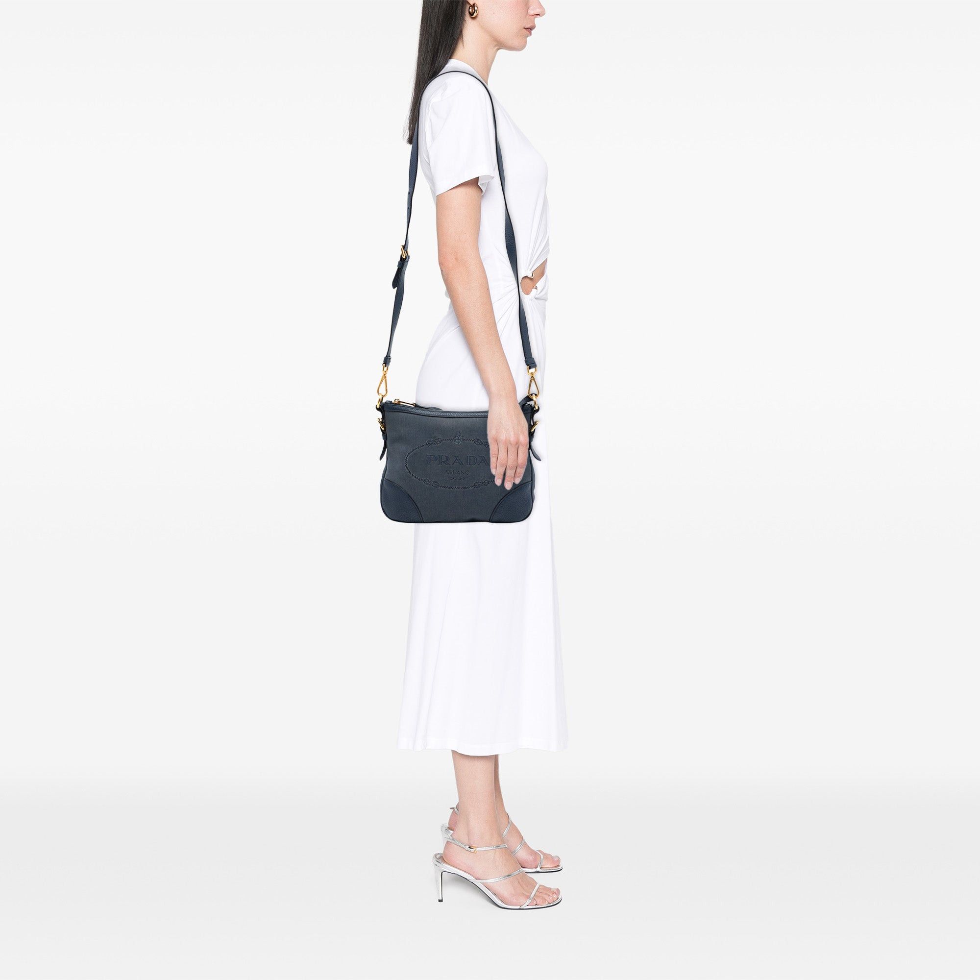 Prada Canvas Canapa Logo Crossbody Size ONE SIZE - 6 Thumbnail