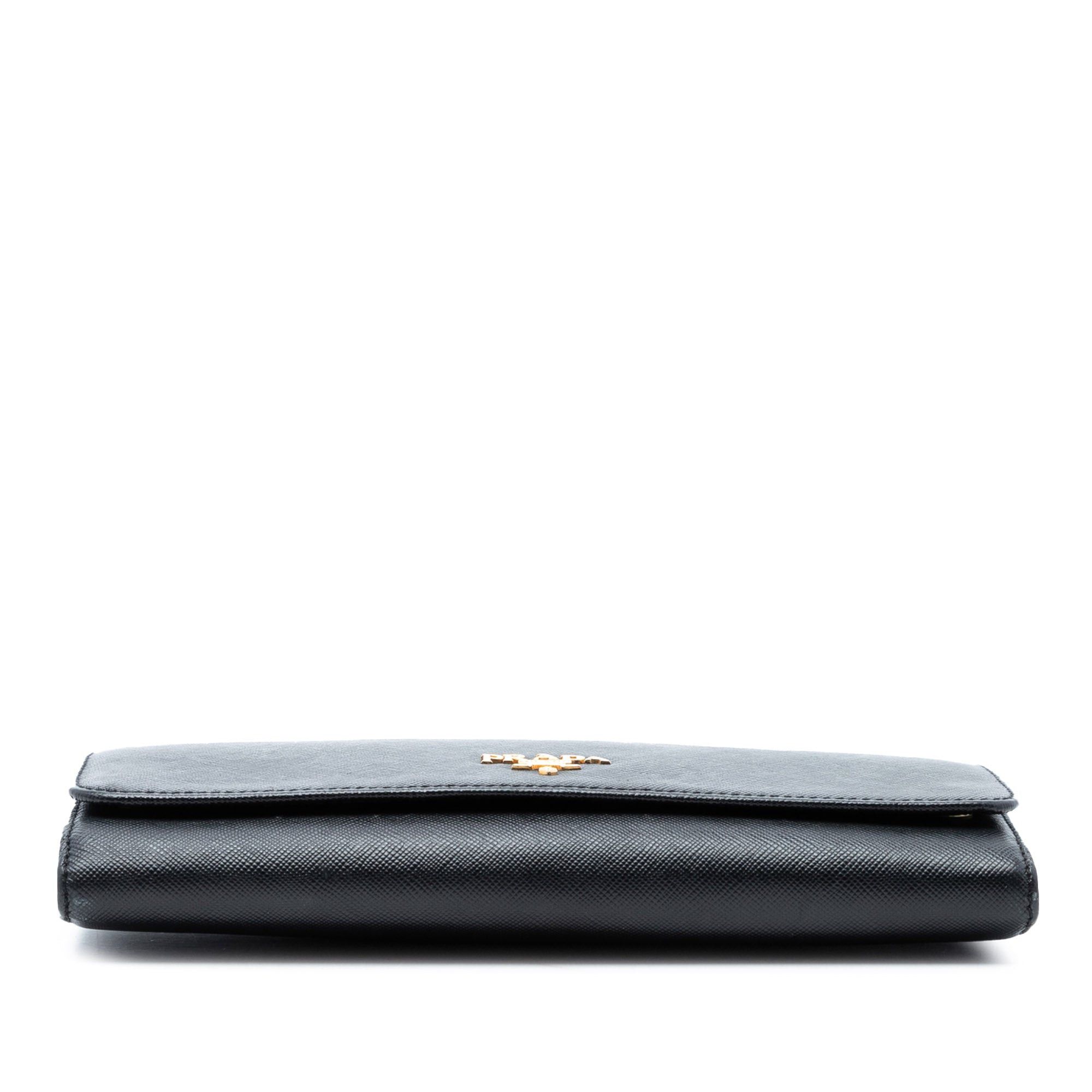 Prada Saffiano Wallet On Chain Size ONE SIZE - 3 Thumbnail