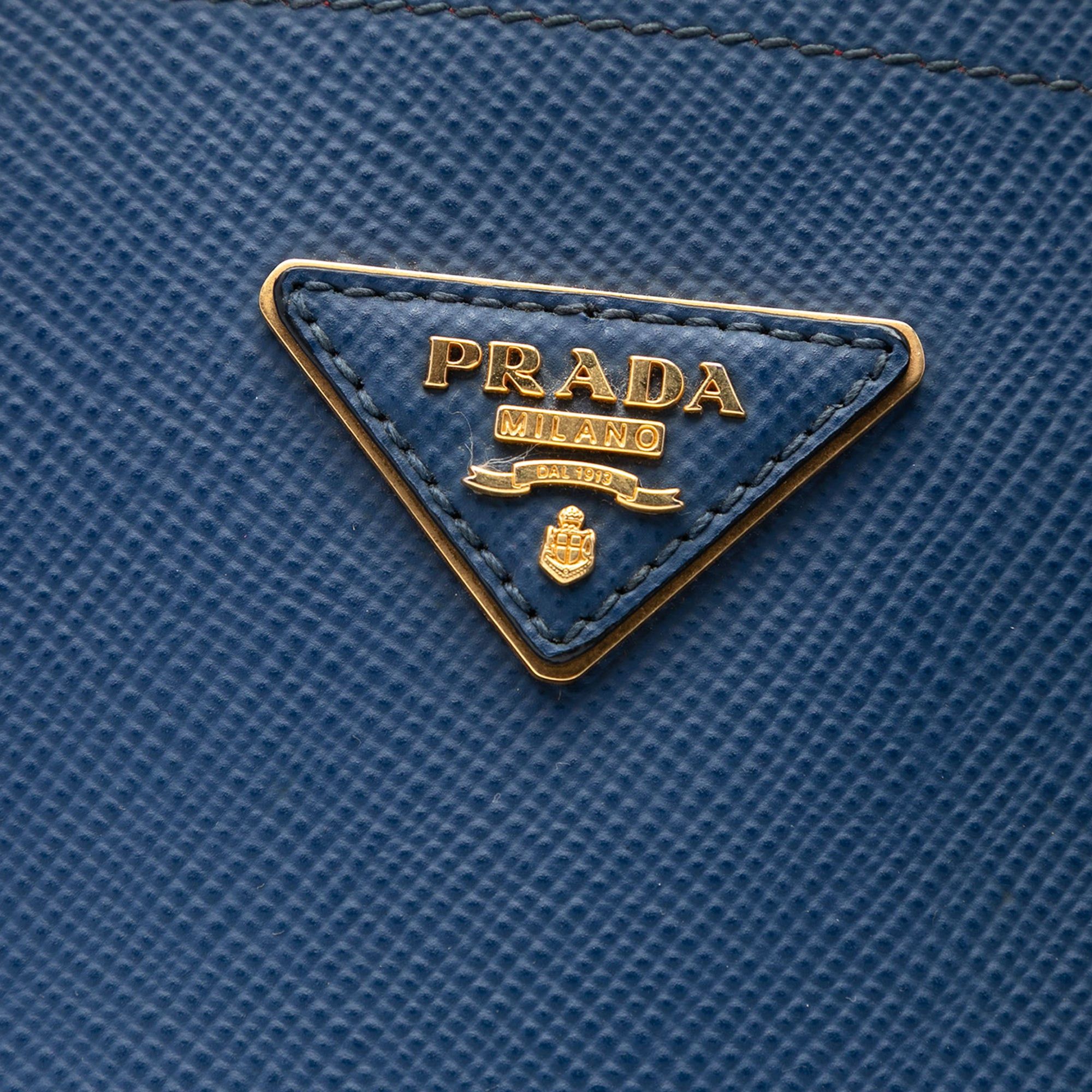 Prada Medium Saffiano Cuir Double Satchel Size ONE SIZE - 5 Thumbnail