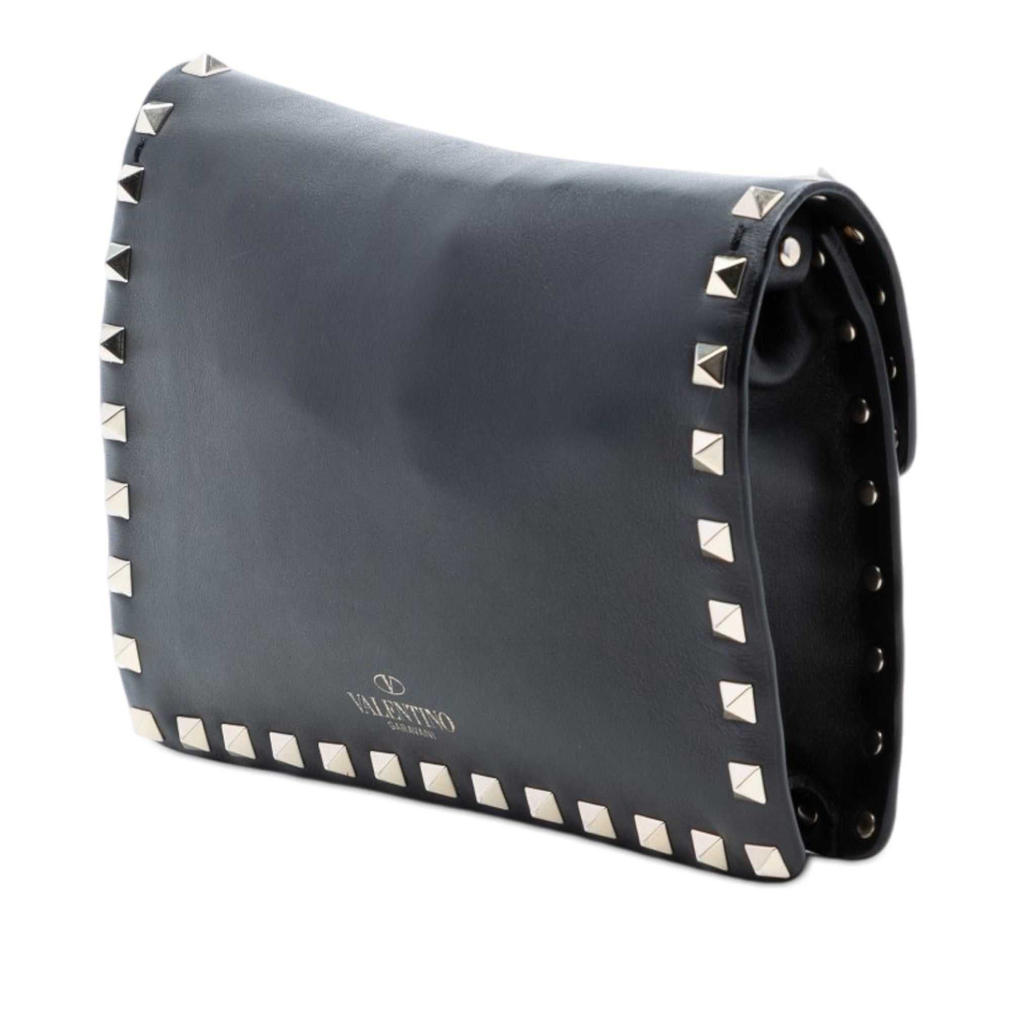 Valentino Small Leather Rockstud Flap Crossbody Size ONE SIZE - 2 Thumbnail