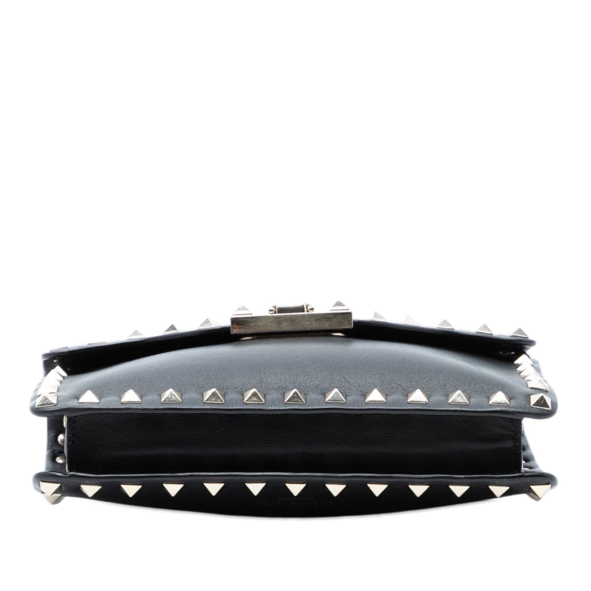 Valentino Small Leather Rockstud Flap Crossbody Size ONE SIZE - 3 Thumbnail