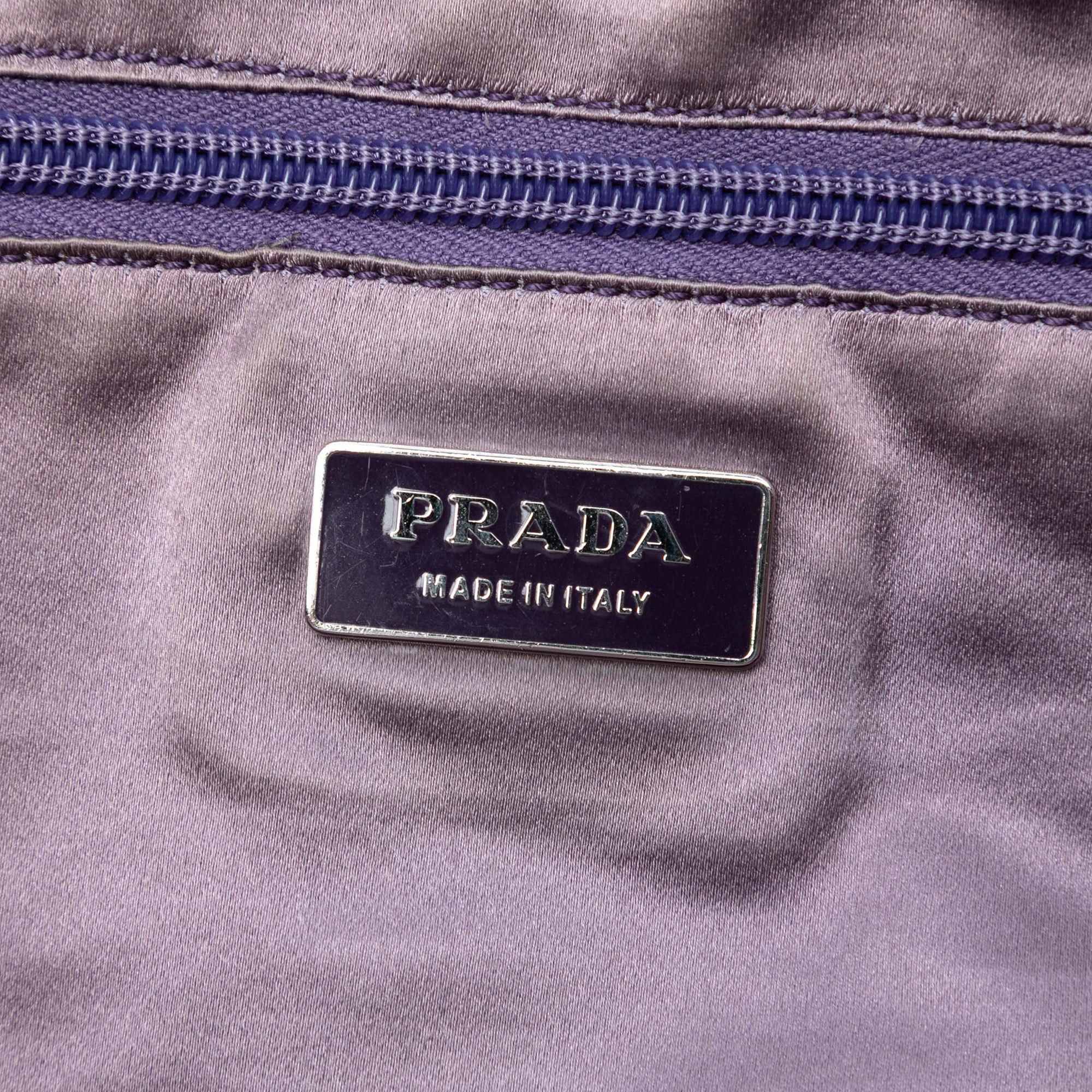 Prada Cinghiale Trimmed Canvas Canapa Bauletto Bag Size ONE SIZE - 5 Thumbnail