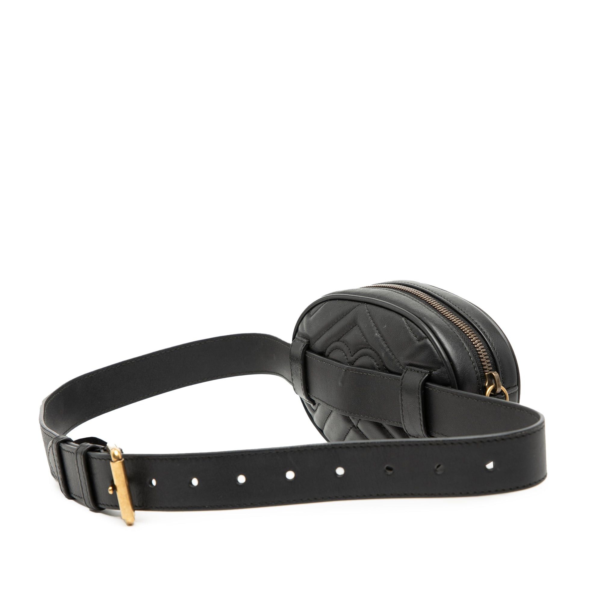 Gucci GG Marmont Matelasse Leather Belt Bag Size ONE SIZE - 2 Thumbnail