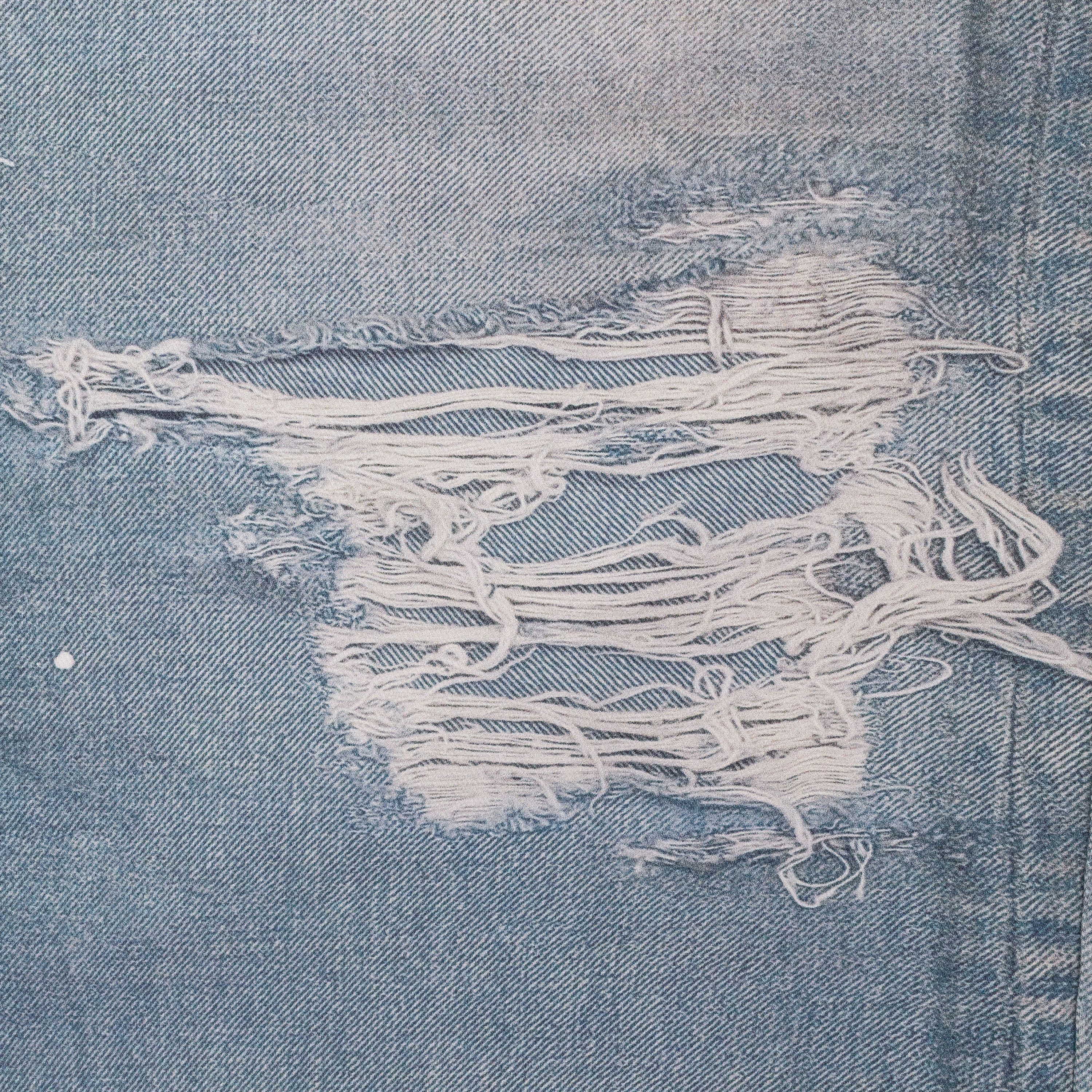 PROJECT G/R BLUE TROMPE-L'ŒIL DENIM JEANS SIZE XL Size US 36 / EU 52 - 7 Thumbnail