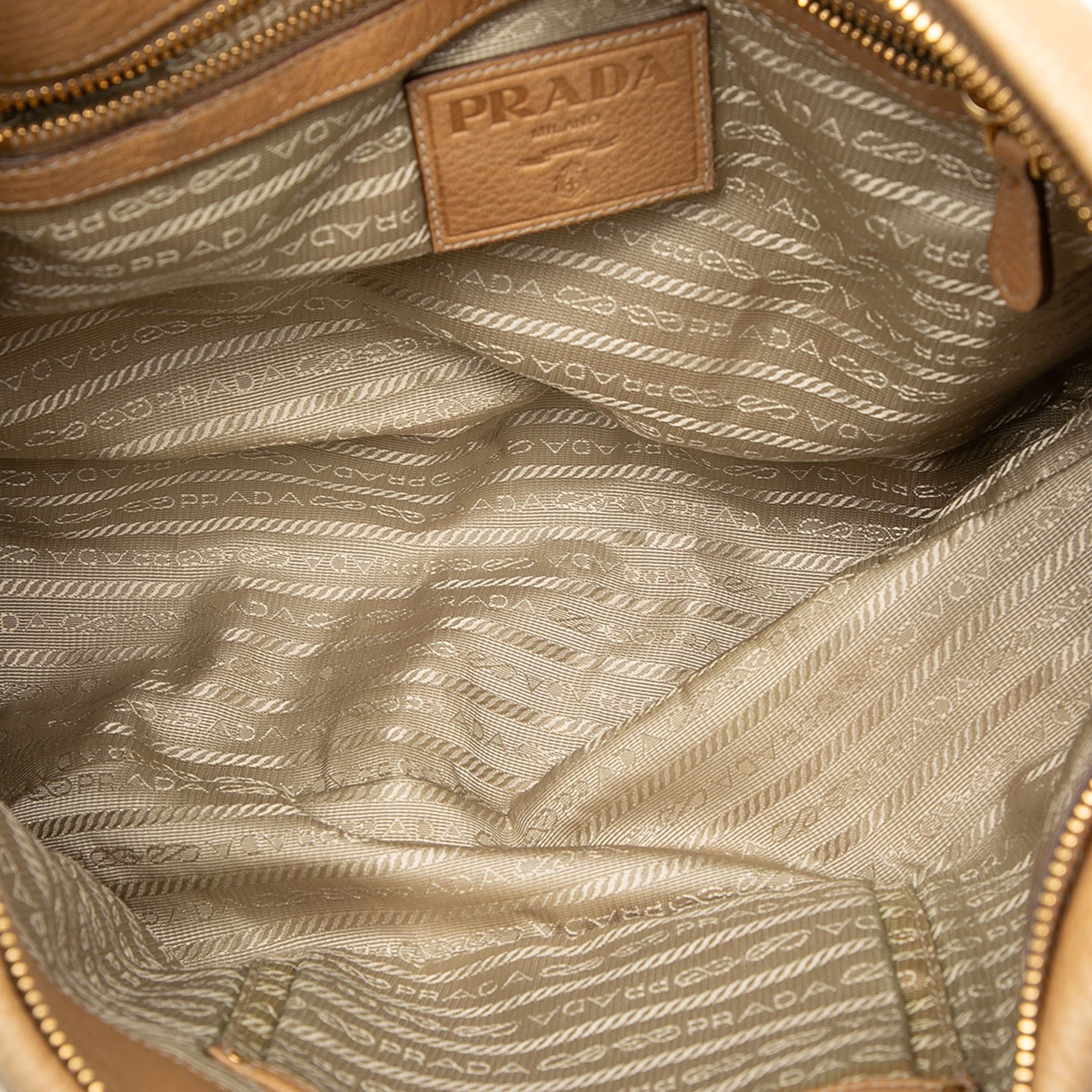 Prada Cervo Antik Shopping Satchel Size ONE SIZE - 4 Thumbnail