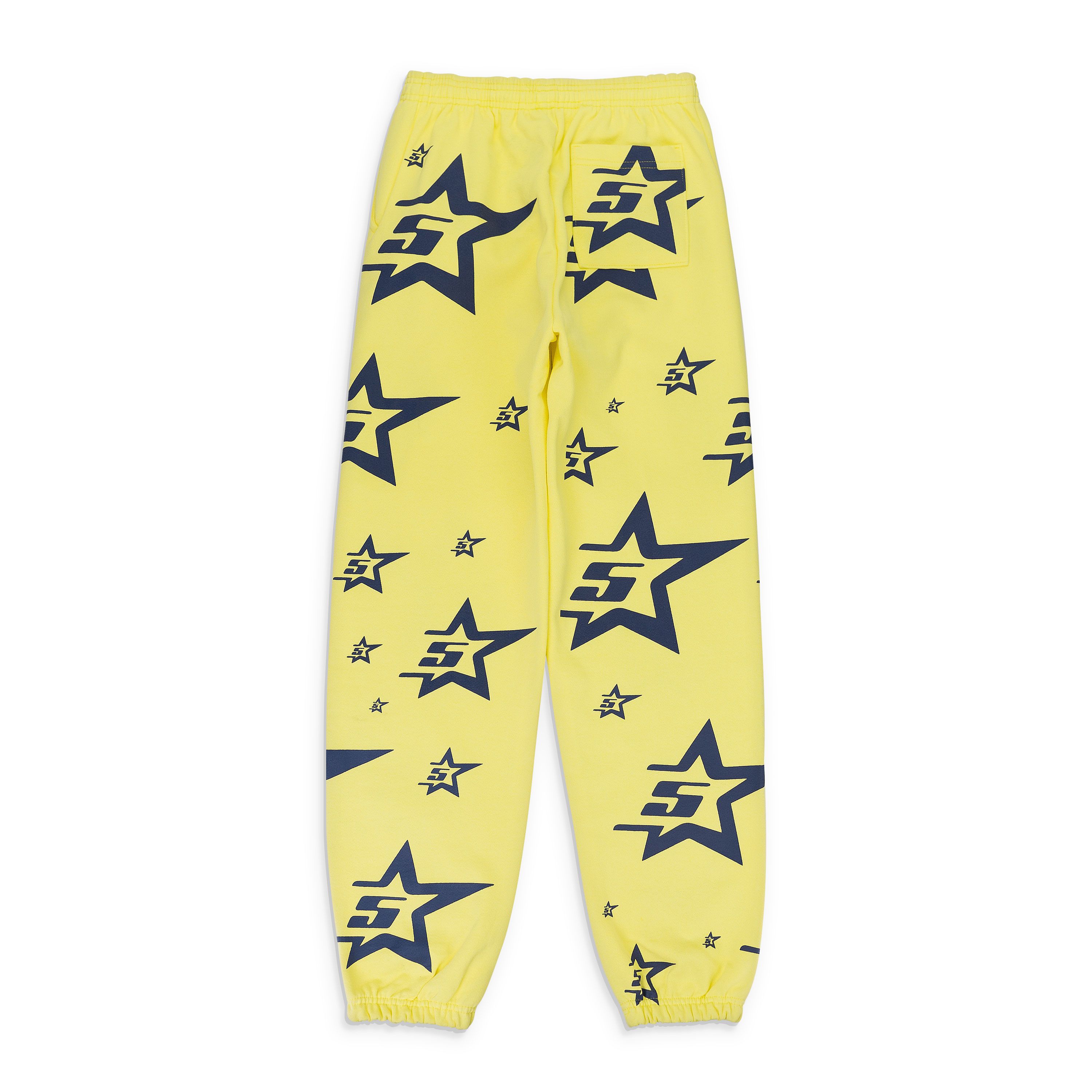 Sp5der 5TAR AOP YELLOW SWEATPANTS SIZE XL Size US 36 / EU 52 - 2 Thumbnail
