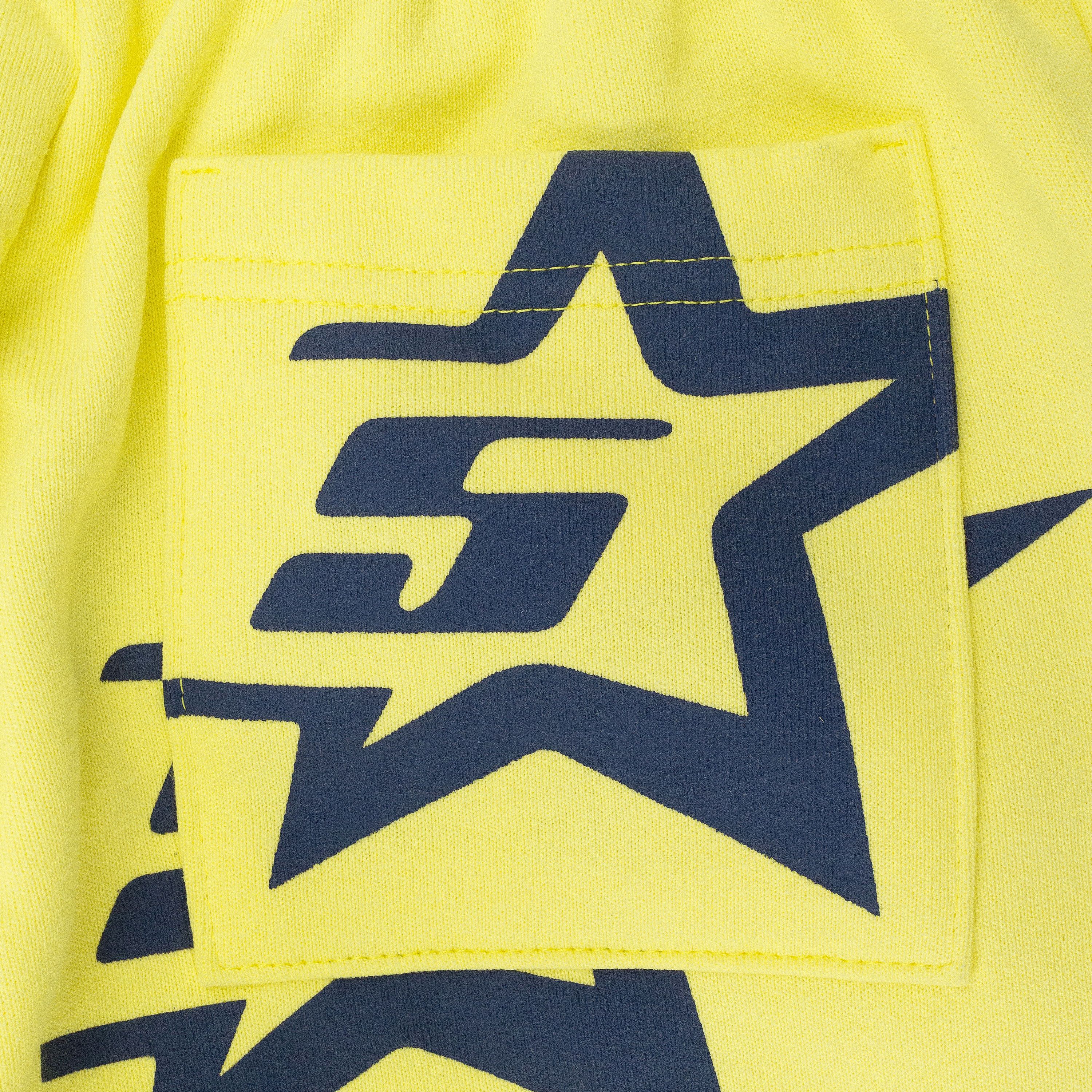 Sp5der 5TAR AOP YELLOW SWEATPANTS SIZE XL Size US 36 / EU 52 - 4 Thumbnail