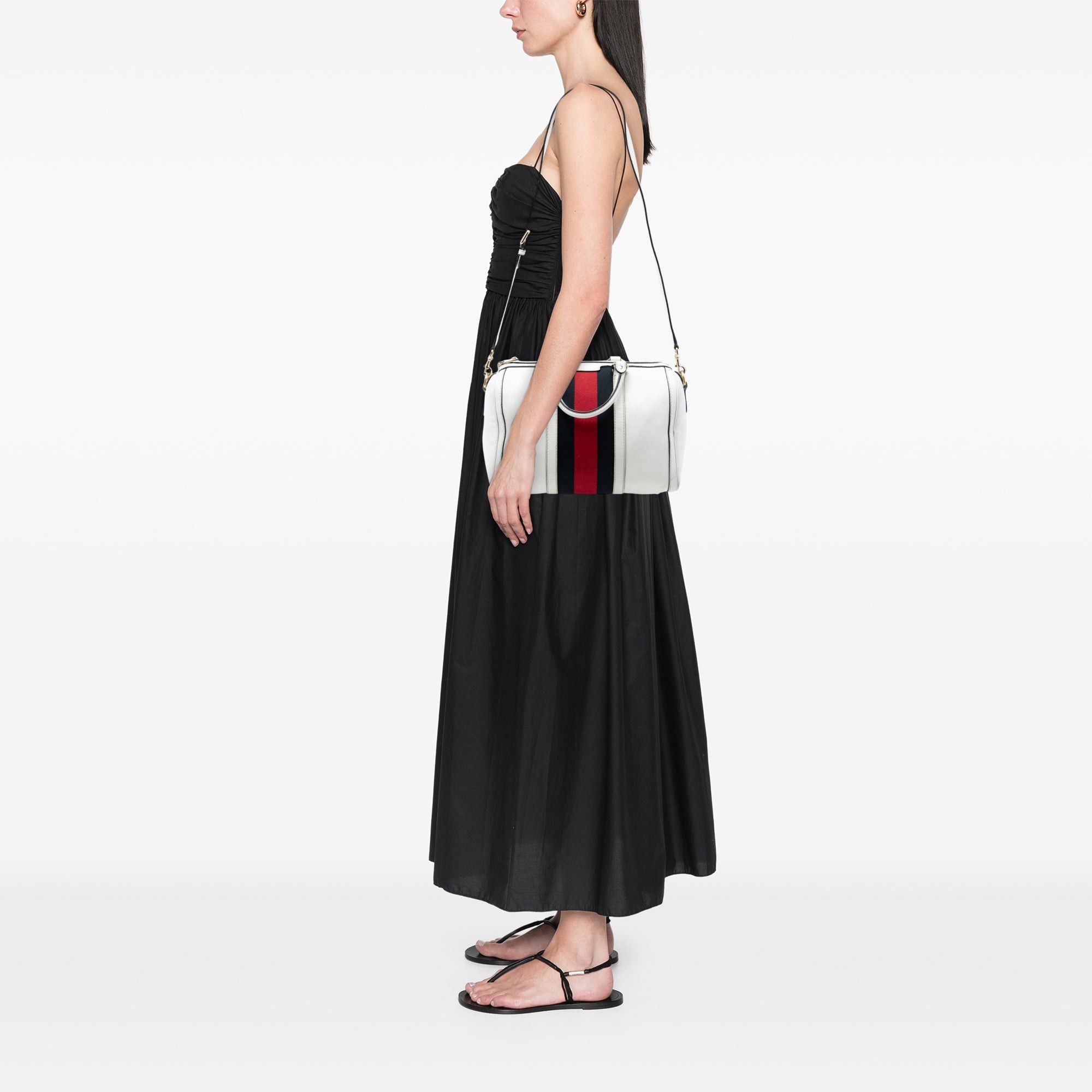 Gucci Medium Calfskin Web Joy Boston Bag Size ONE SIZE - 7 Thumbnail