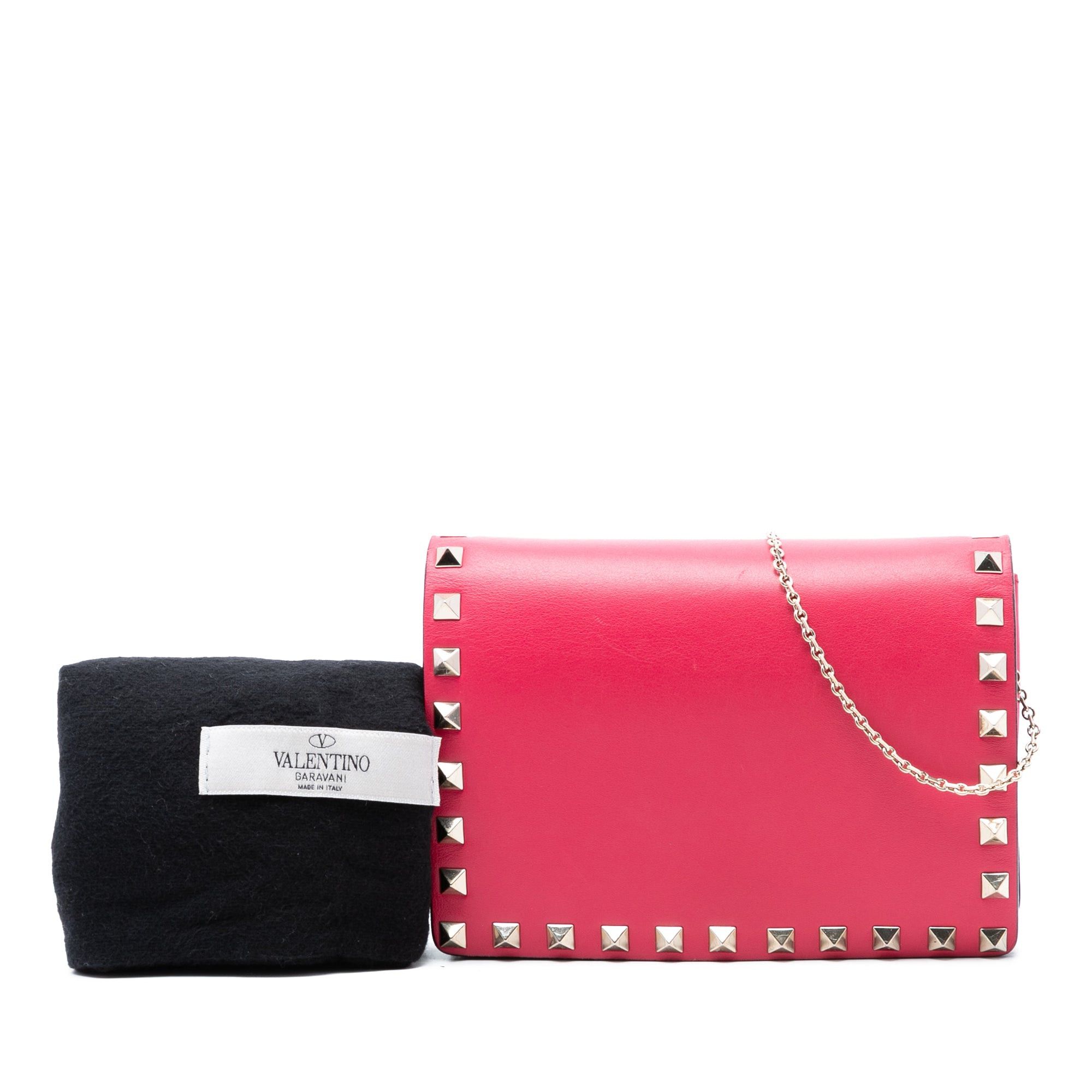 Valentino Leather Rockstud Chain Pouch Size ONE SIZE - 8 Thumbnail