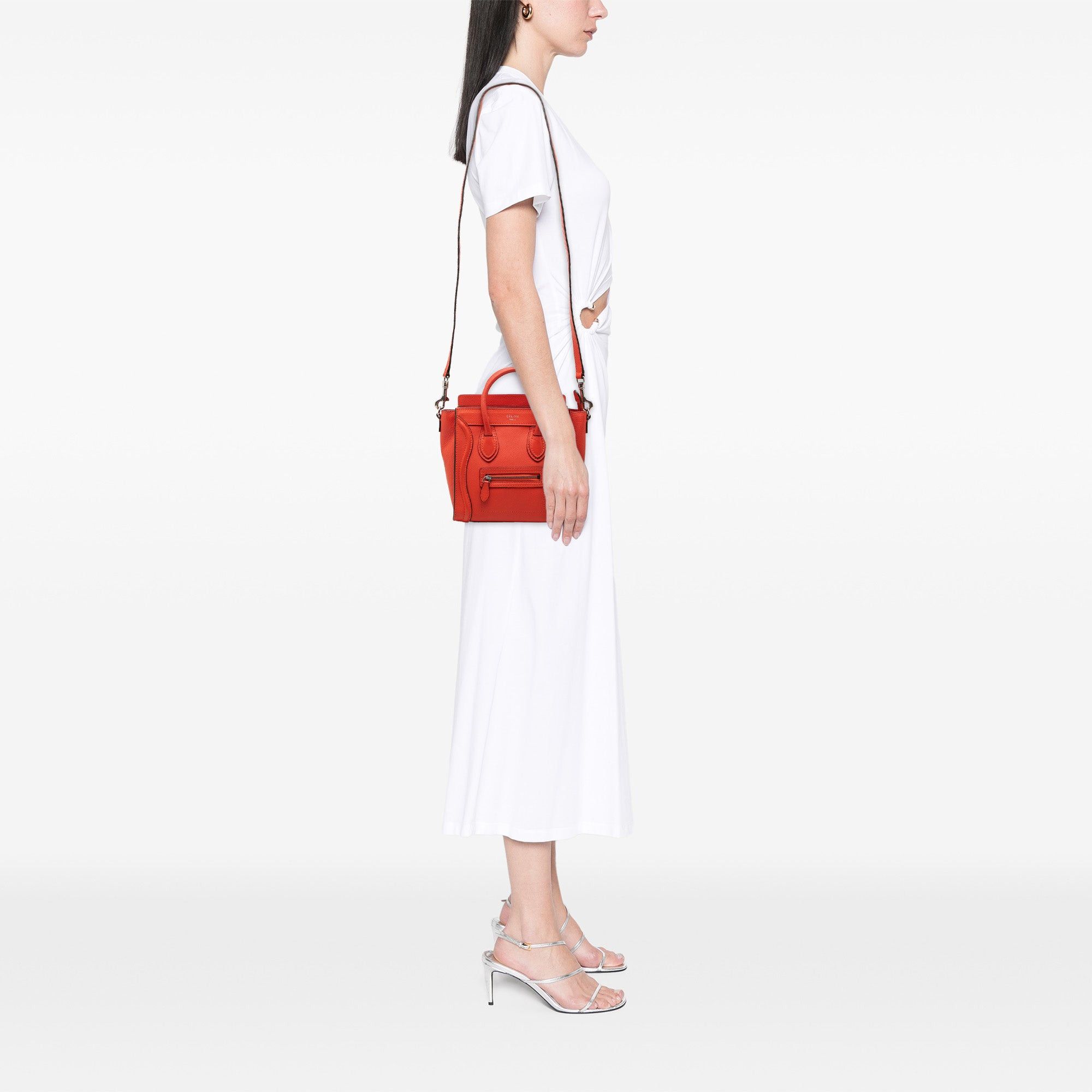 Celine Nano Leather Luggage Tote Size ONE SIZE - 7 Thumbnail