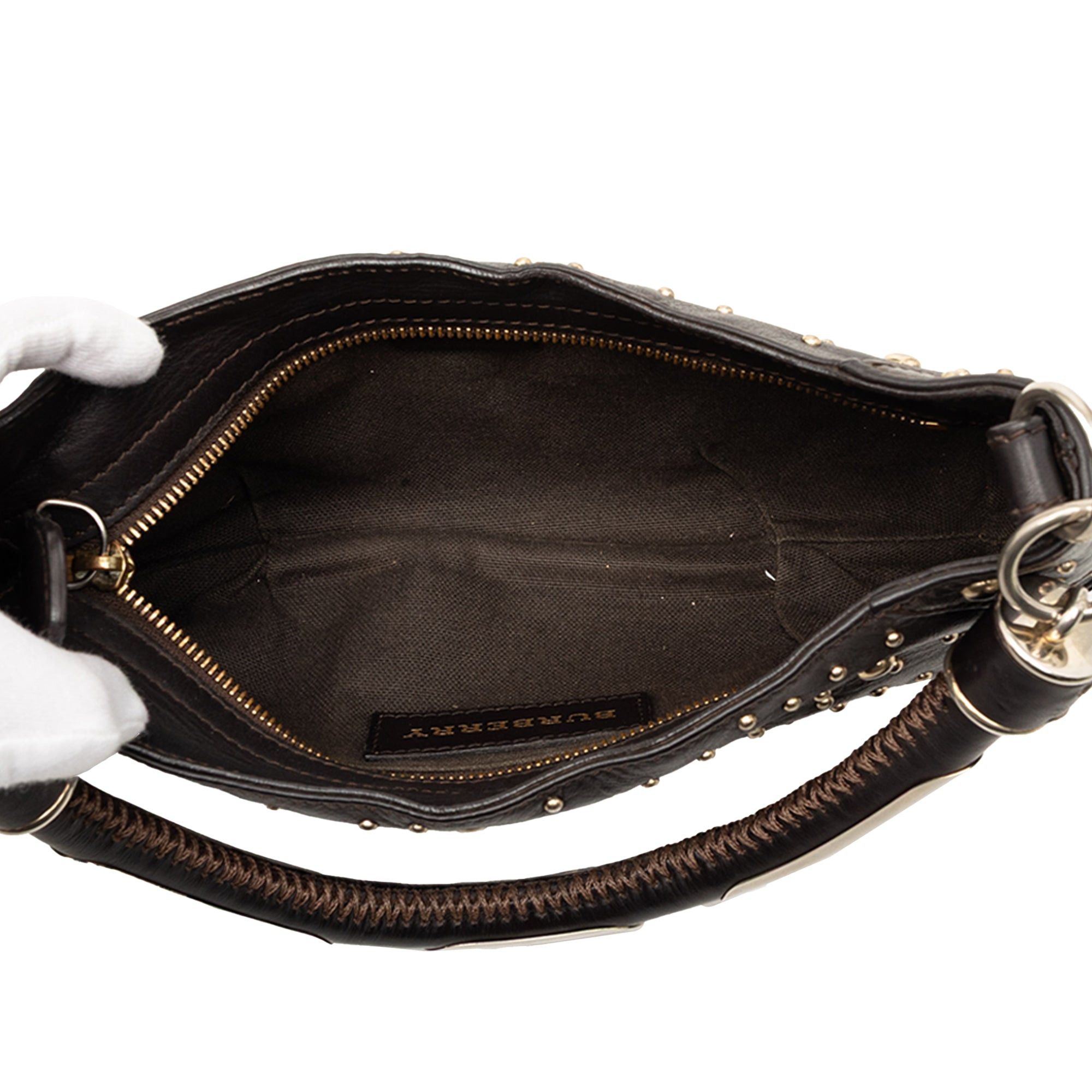 Burberry Studded Calfskin Cadet Satchel Size ONE SIZE - 4 Thumbnail