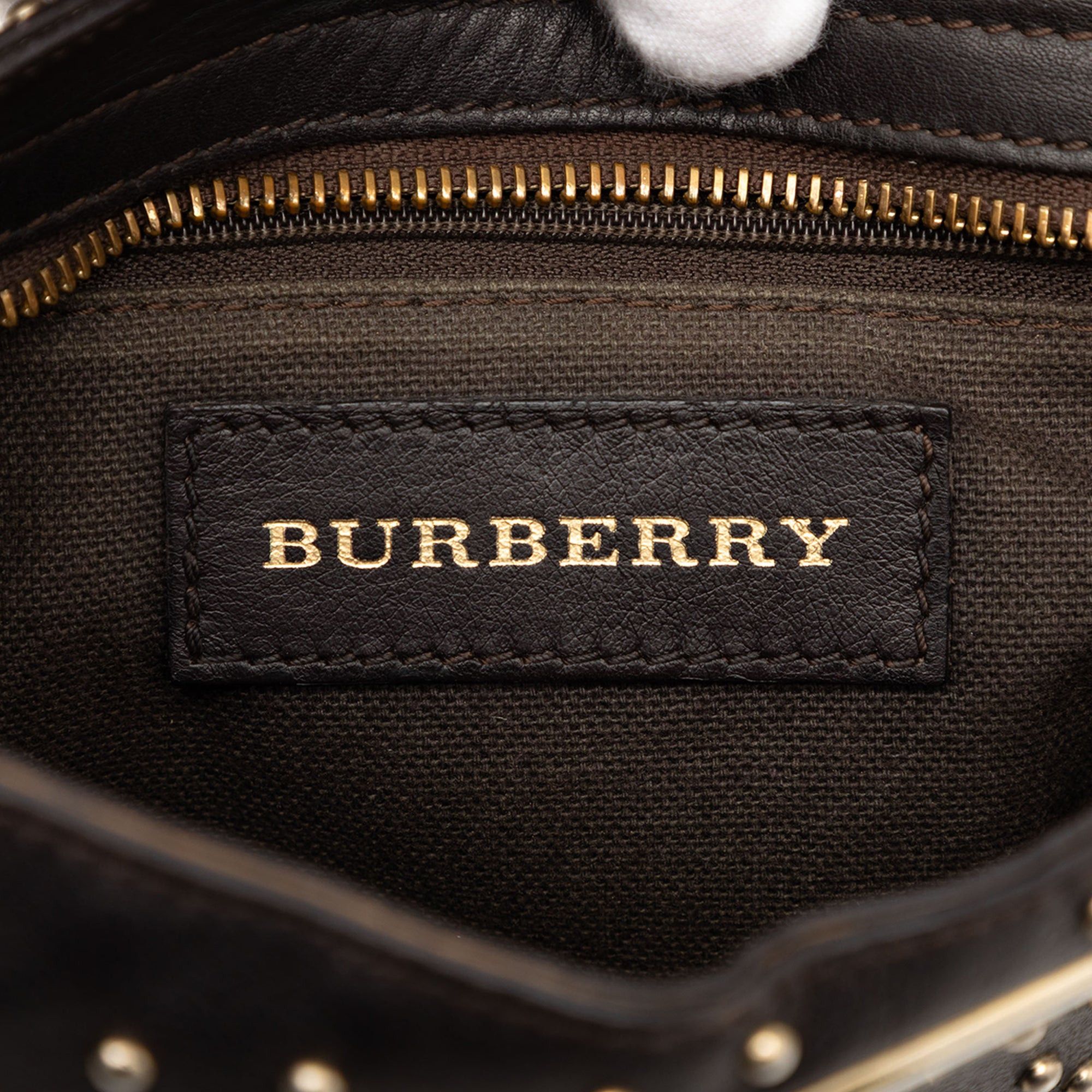 Burberry Studded Calfskin Cadet Satchel Size ONE SIZE - 5 Thumbnail