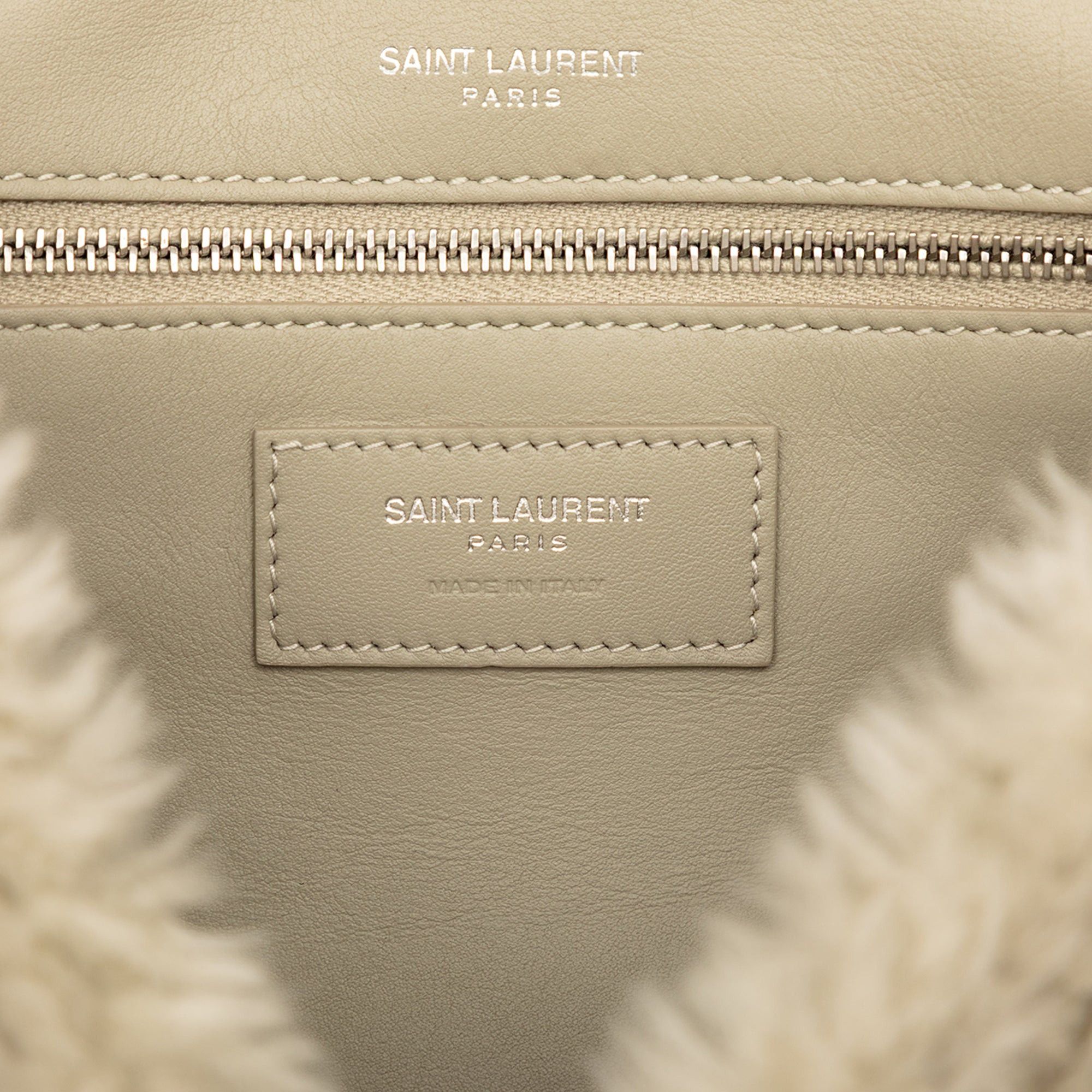 Saint Laurent Paris Medium Shearling Niki Shoulder Bag Size ONE SIZE - 5 Thumbnail