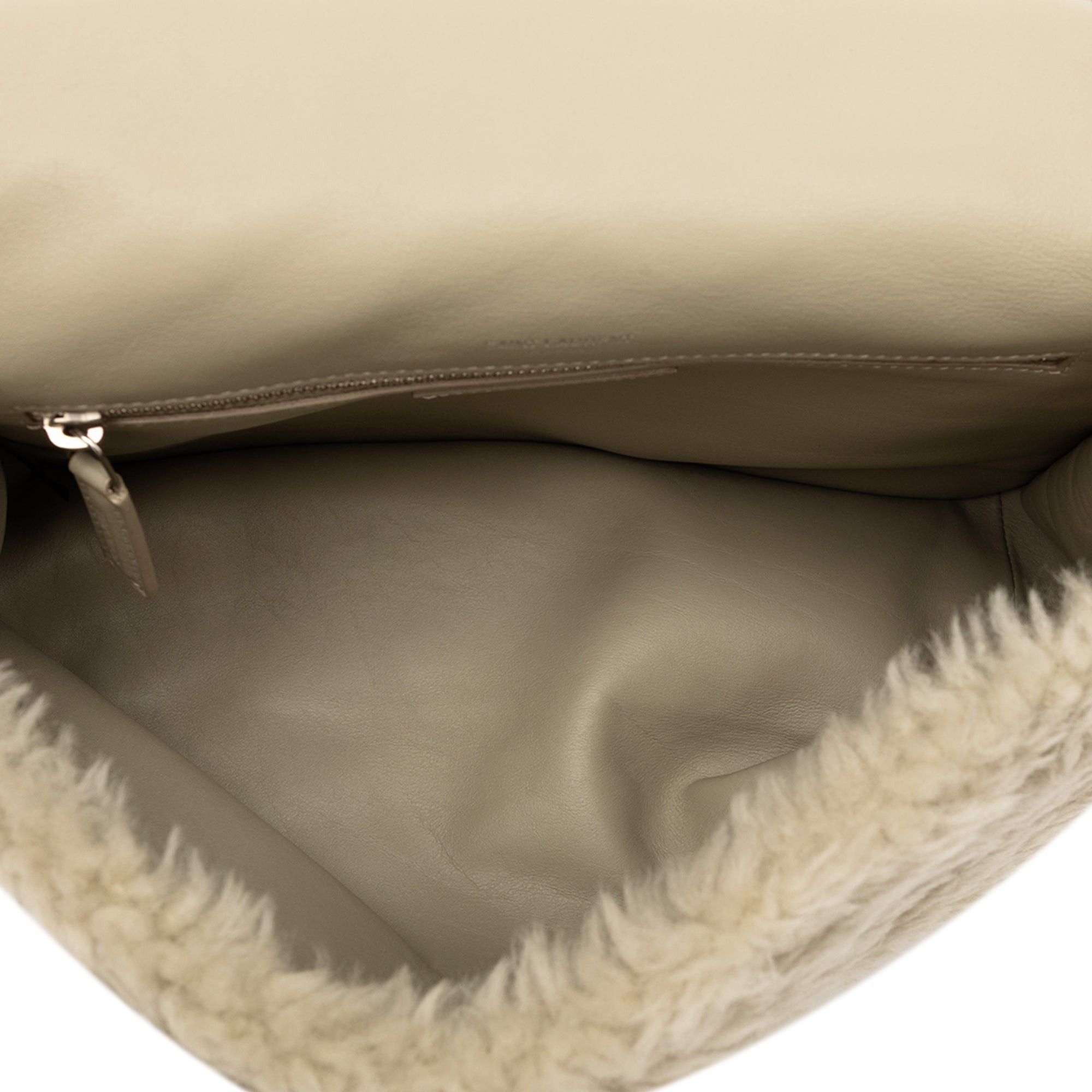 Saint Laurent Paris Medium Shearling Niki Shoulder Bag Size ONE SIZE - 4 Thumbnail