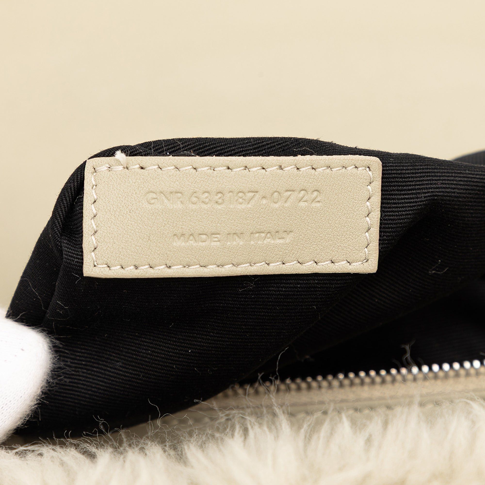 Saint Laurent Paris Medium Shearling Niki Shoulder Bag Size ONE SIZE - 6 Thumbnail