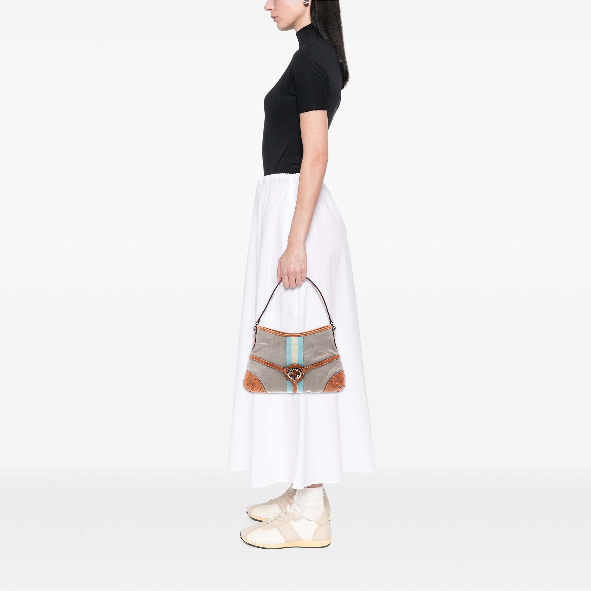 Gucci Canvas Web Reins Shoulder Bag Size ONE SIZE - 7 Thumbnail