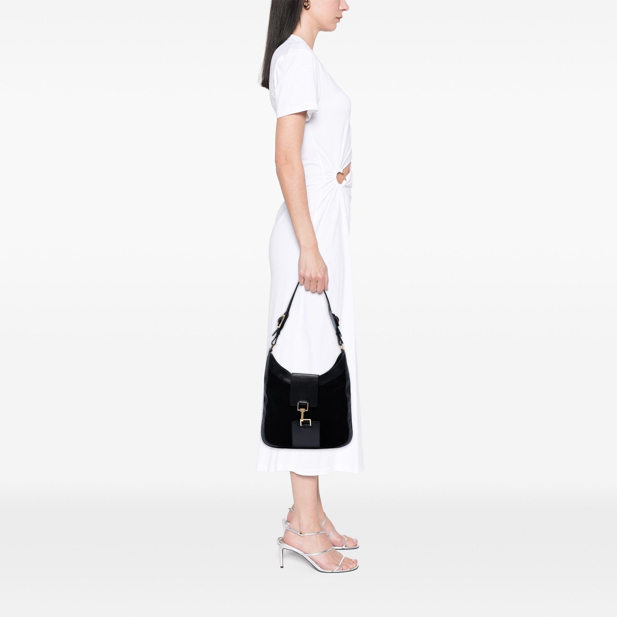 Gucci Suede Jackie Shoulder Bag Size ONE SIZE - 7 Thumbnail
