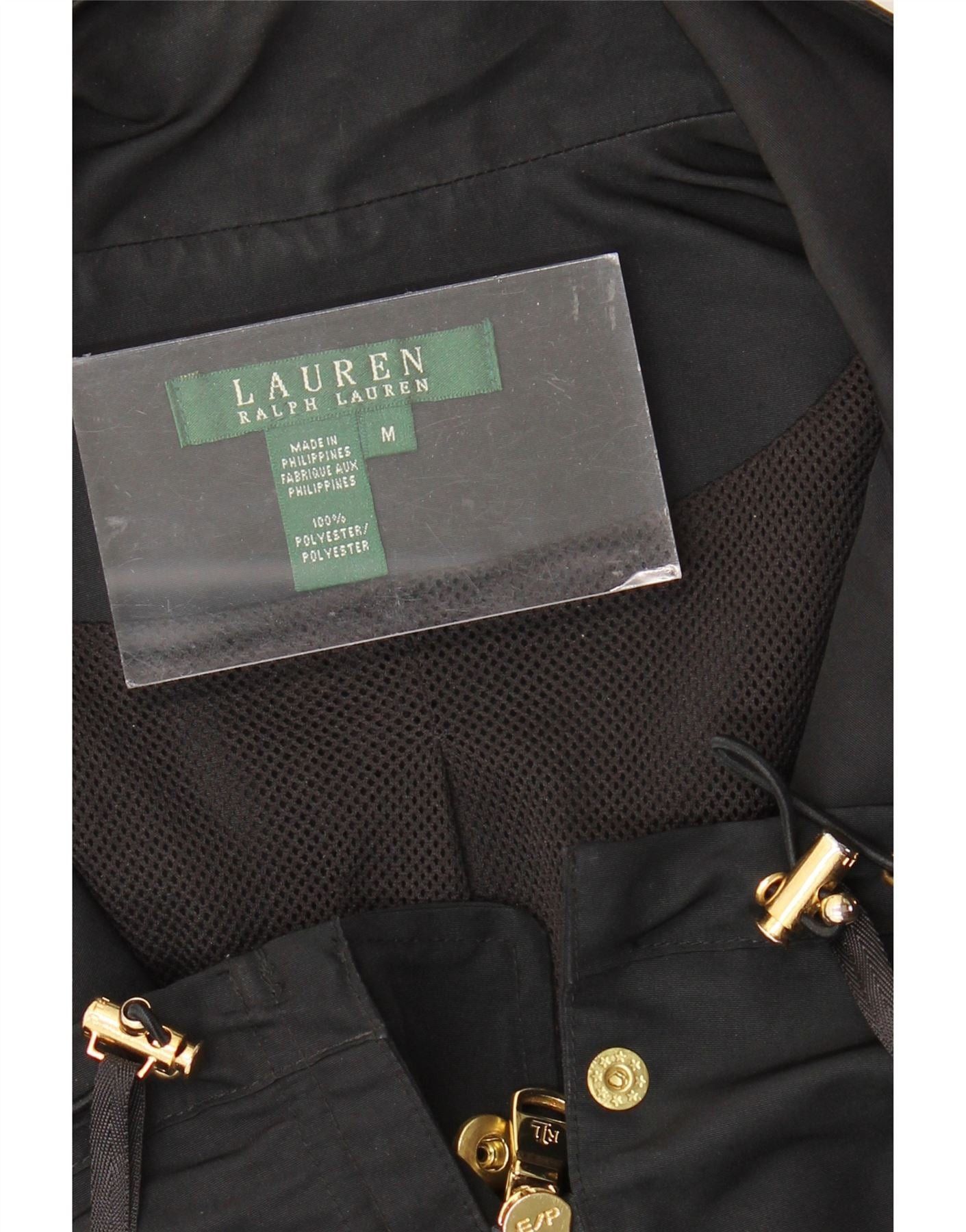 Ralph Lauren Womens Utility Jacket UK 14 Medium Black Polyester Size L / US 10 / IT 46 - 4 Thumbnail