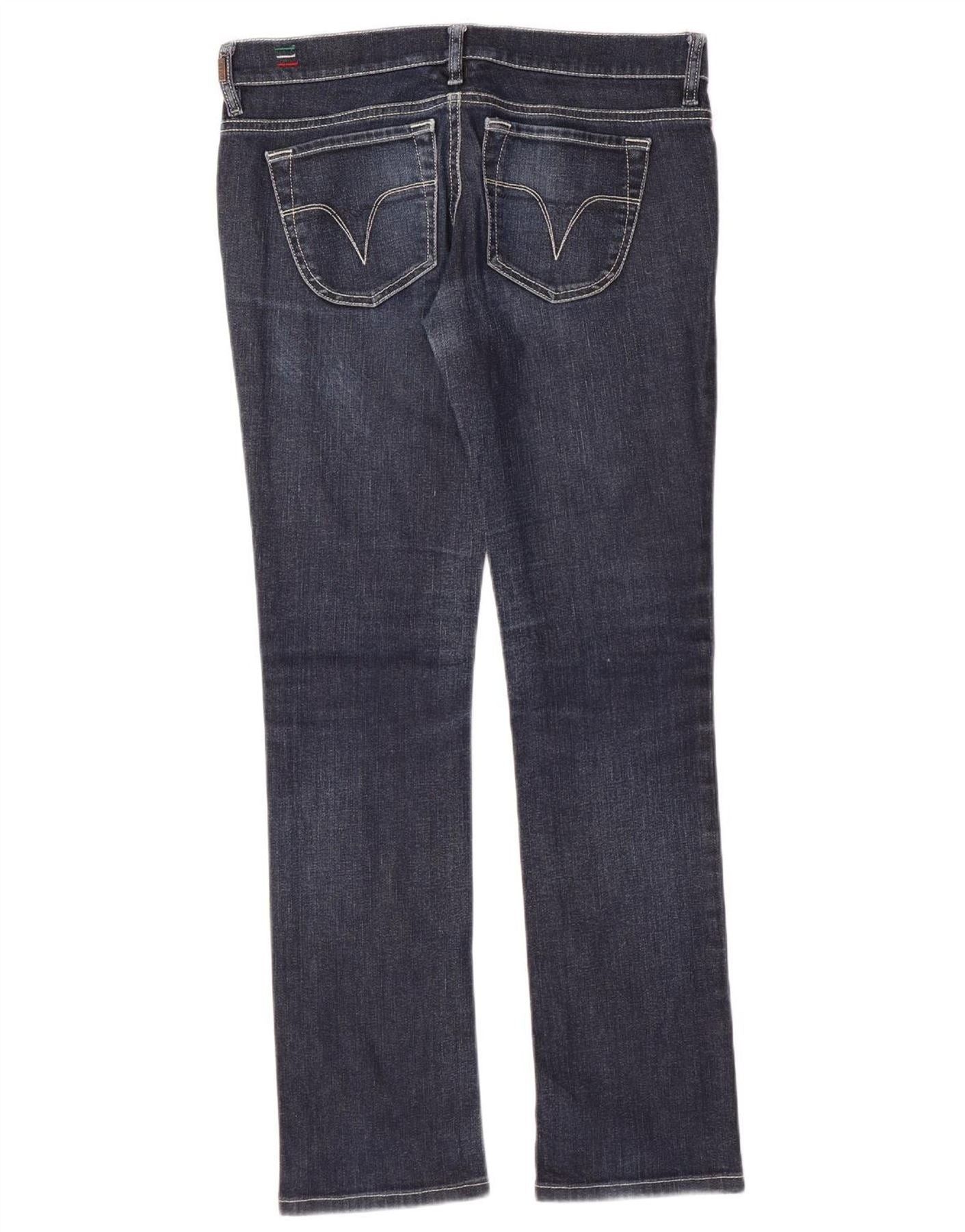 Diesel Womens Liv Slim Jeans W30 L30 Navy Blue Cotton Size 42" / US 20 - 2 Thumbnail