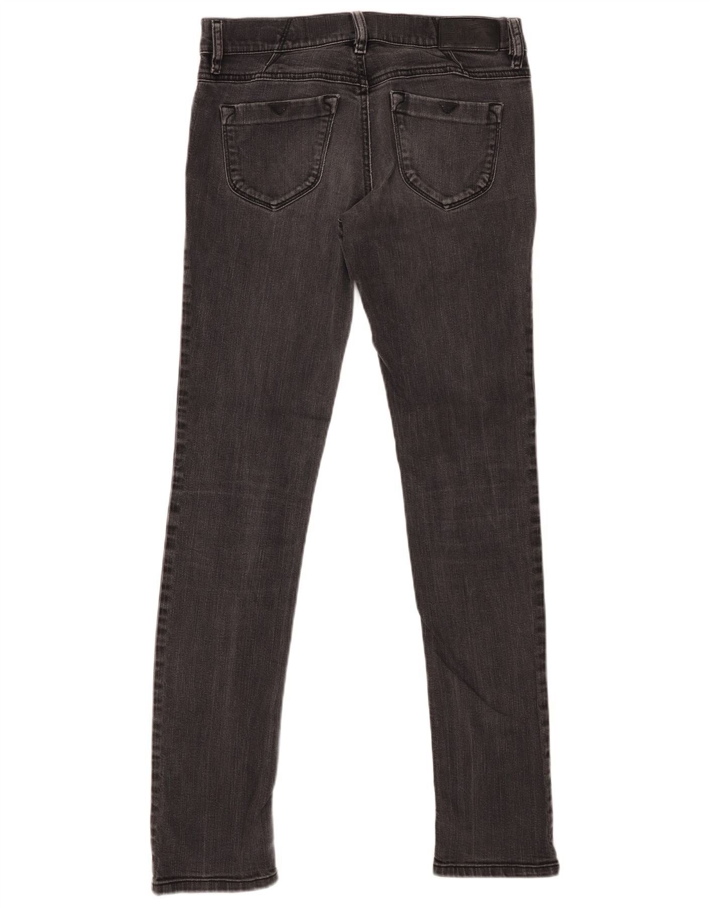 Diesel Womens Livy Super Slim Skinny Jeans W28 L32 Grey Cotton Size 42" / US 20 - 2 Thumbnail