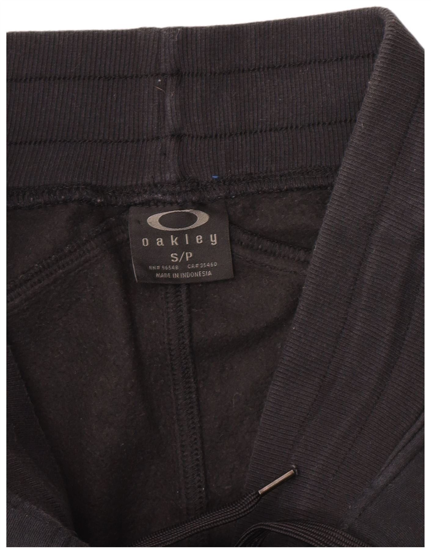 Oakley Womens Tracksuit Trousers Joggers UK 8 Small Black Size 27" / US 4 / IT 40 - 3 Thumbnail