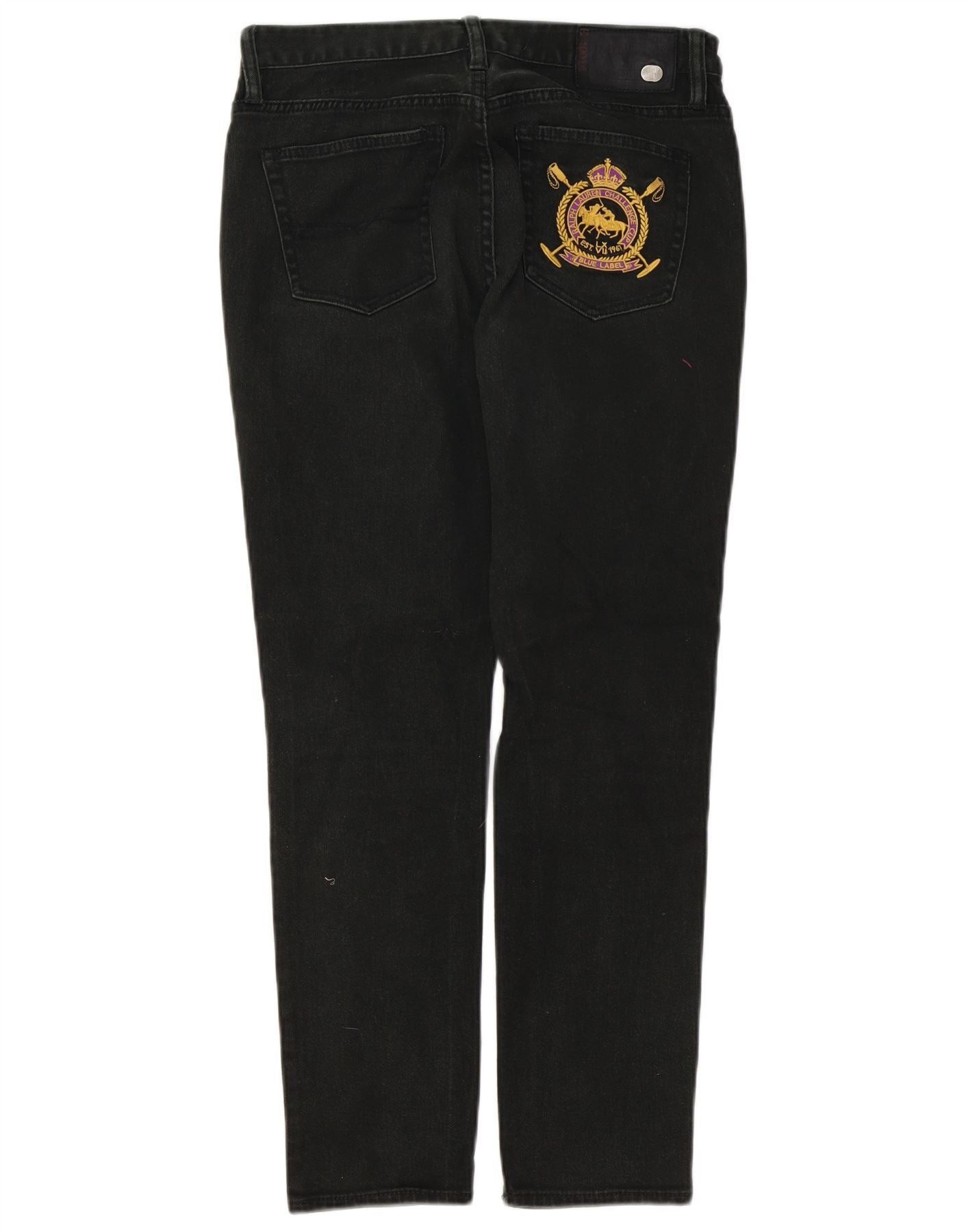 Ralph Lauren Womens Slim Jeans W29 L28 Green Cotton Size 42" / US 20 - 2 Thumbnail