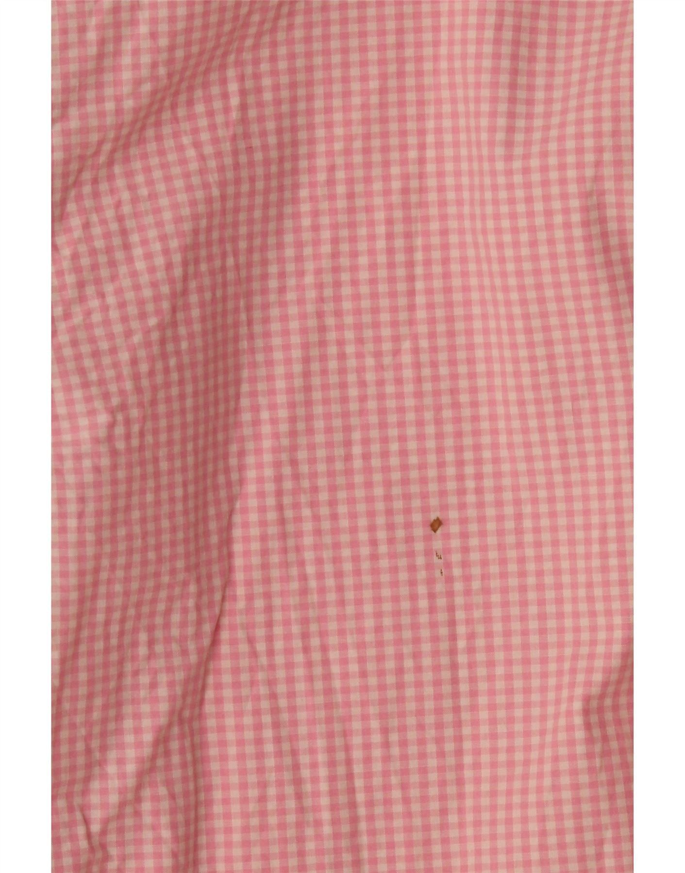 Ralph Lauren Mens Shirt XL Pink Gingham Cotton Size US XL / EU 56 / 4 - 3 Thumbnail