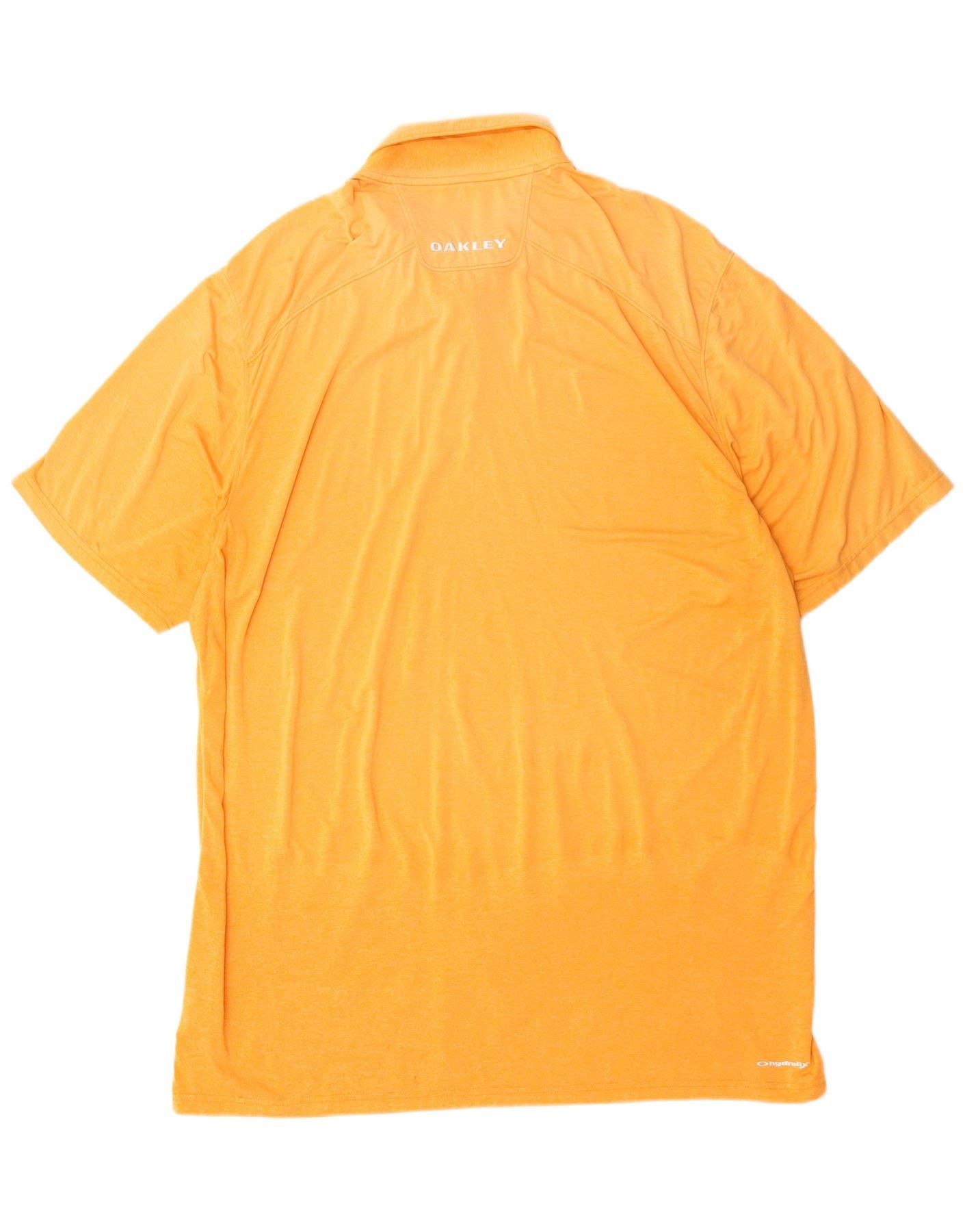 Oakley Mens Polo Shirt 2XL Orange Polyester Size US L / EU 52-54 / 3 - 2 Thumbnail
