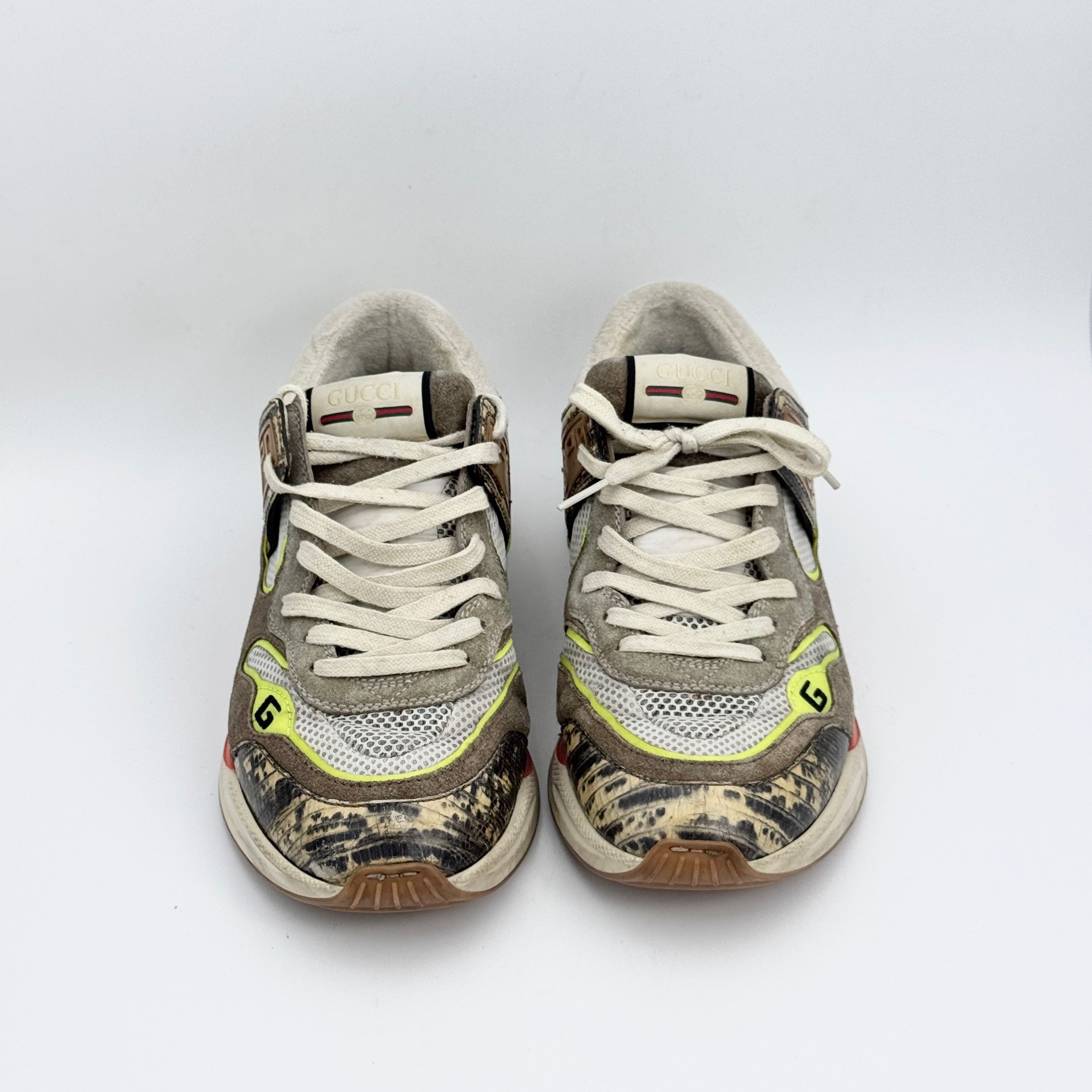 Gucci Gucci Multi-Color Logo Patch Sneakers US 9 Size US 9 / EU 42 - 6 Thumbnail