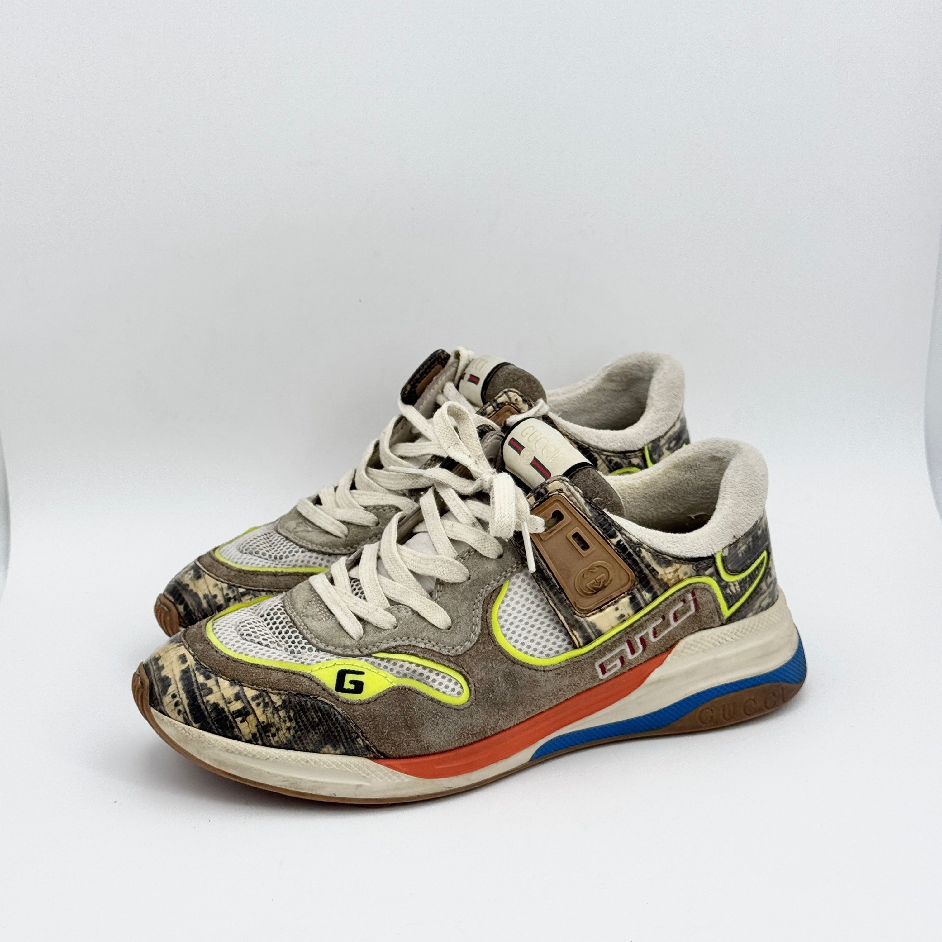 Gucci Gucci Multi-Color Logo Patch Sneakers US 9 Size US 9 / EU 42 - 4 Thumbnail