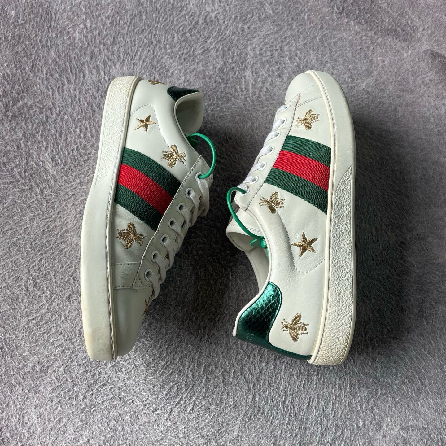 Gucci Gucci Bee and Star Ace Sneakers US 7.5 Size US 7.5 / EU 40-41 - 8 Thumbnail