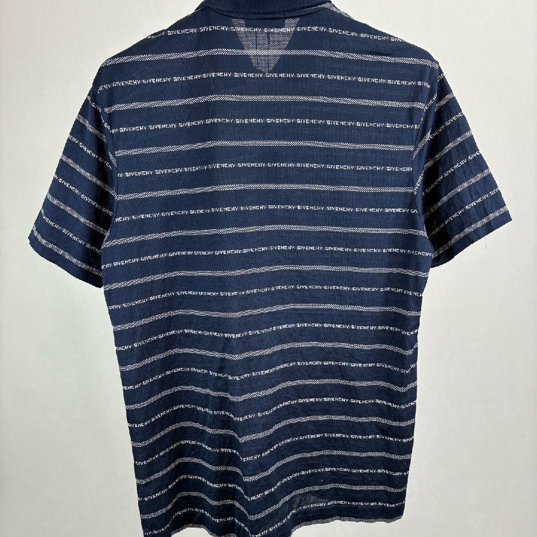 Givenchy Givenchy Logo Stripe Polo Shirt M Size US M / EU 48-50 / 2 - 3 Thumbnail