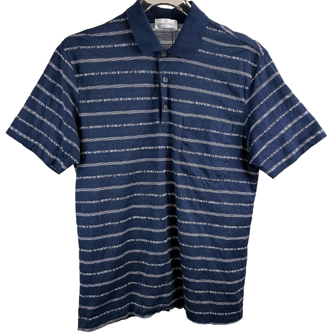 Givenchy Givenchy Logo Stripe Polo Shirt M Size US M / EU 48-50 / 2 - 2 Thumbnail