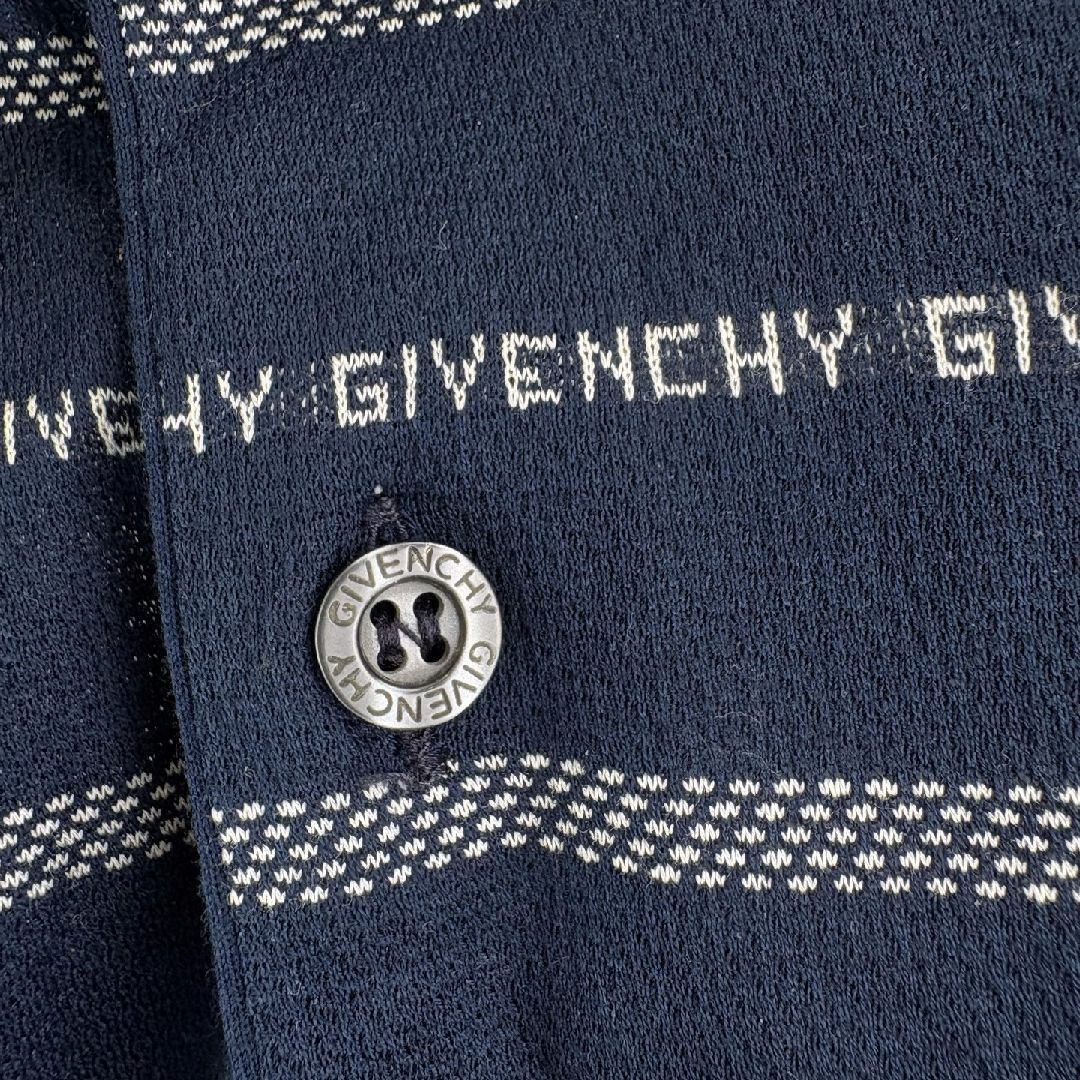 Givenchy Givenchy Logo Stripe Polo Shirt M Size US M / EU 48-50 / 2 - 4 Thumbnail